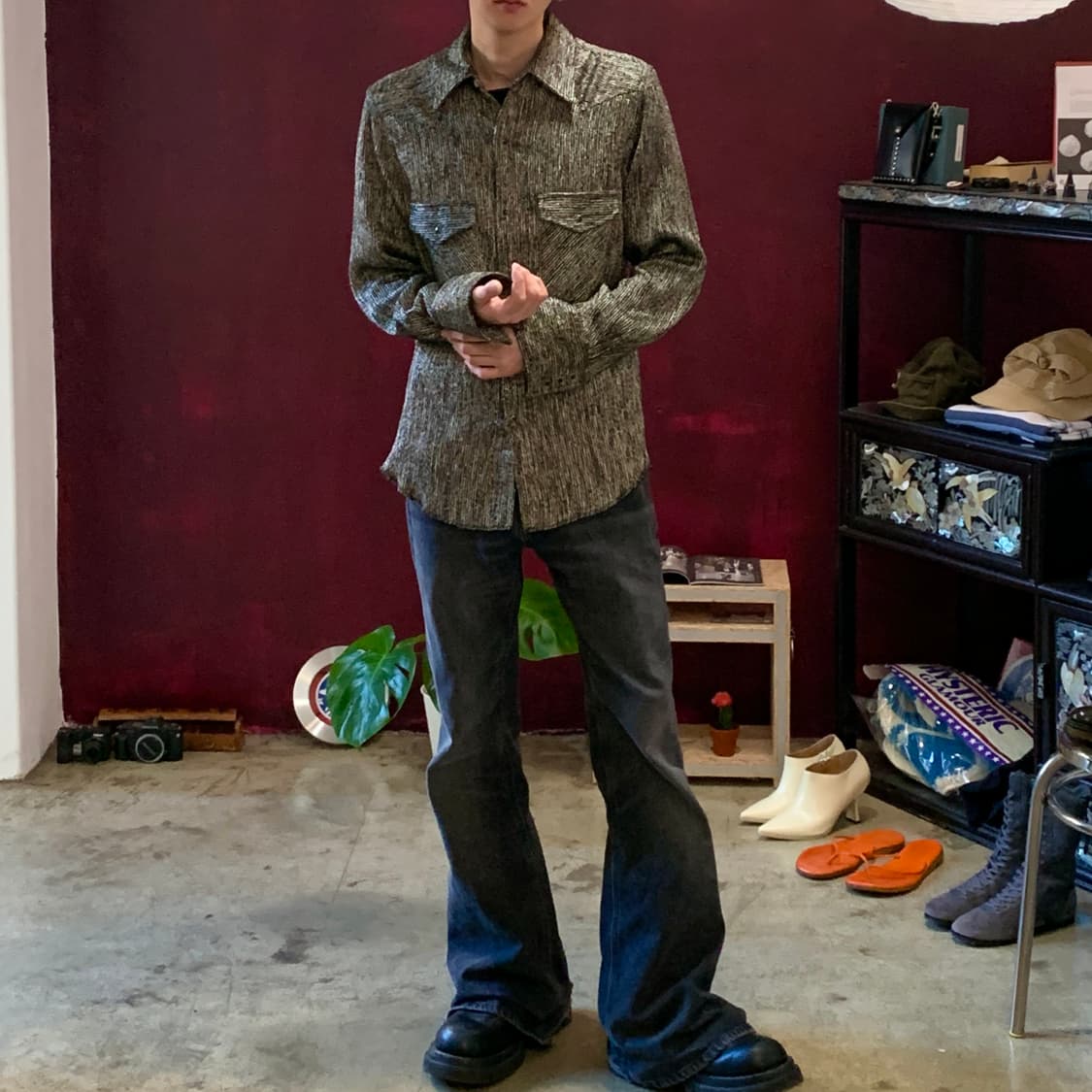 bed j.w. ford 글리터 웨스턴 셔츠 상품이미지3