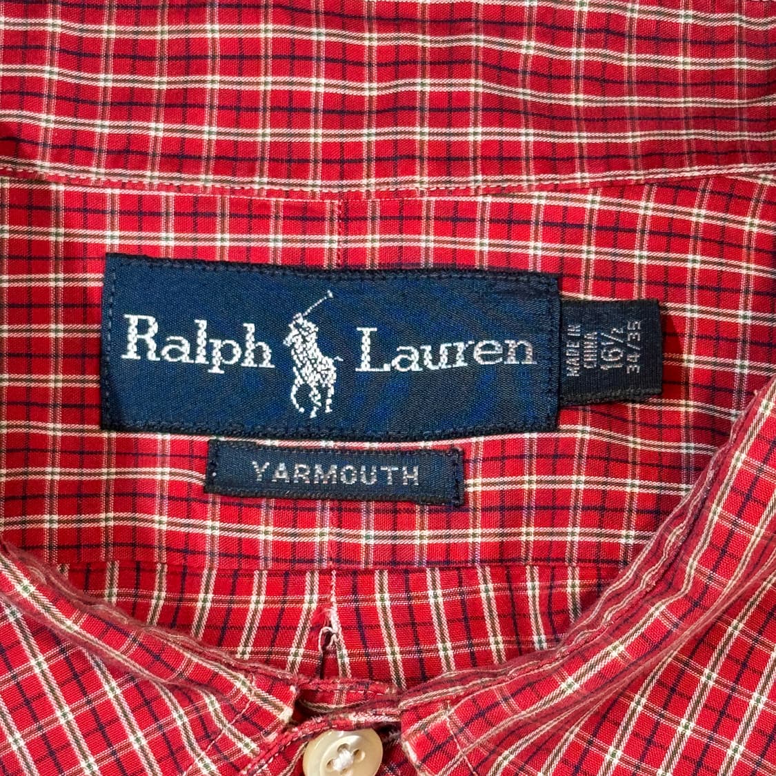 XL) 폴로 랄프로렌 클래식 체크 셔츠 상품이미지6