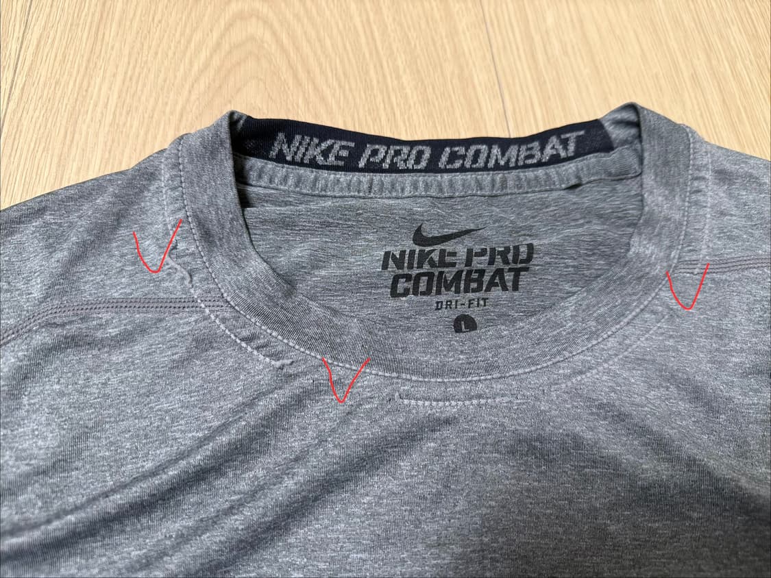 나이키 컴벳 반팔티 운동복 상품이미지3