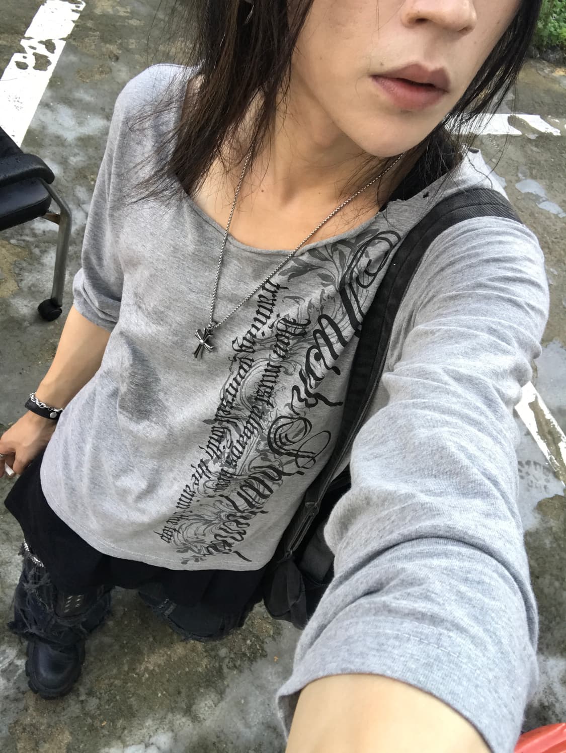 (T graphics)lettering long sleeve t 상품이미지8
