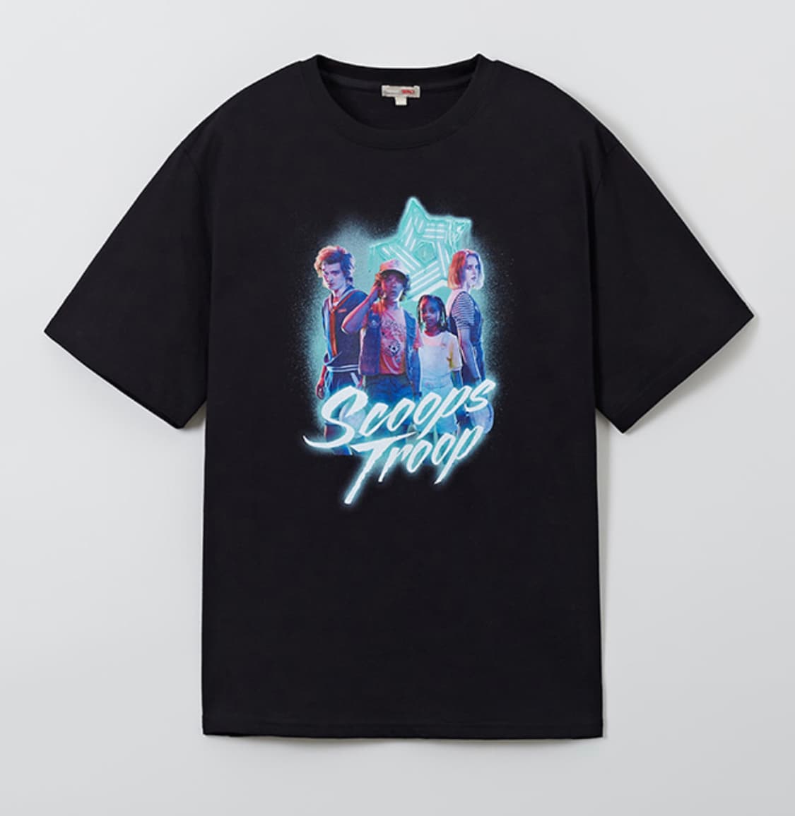 [새제품/단종] 기묘한이야기 티셔츠 Black L 상품이미지1