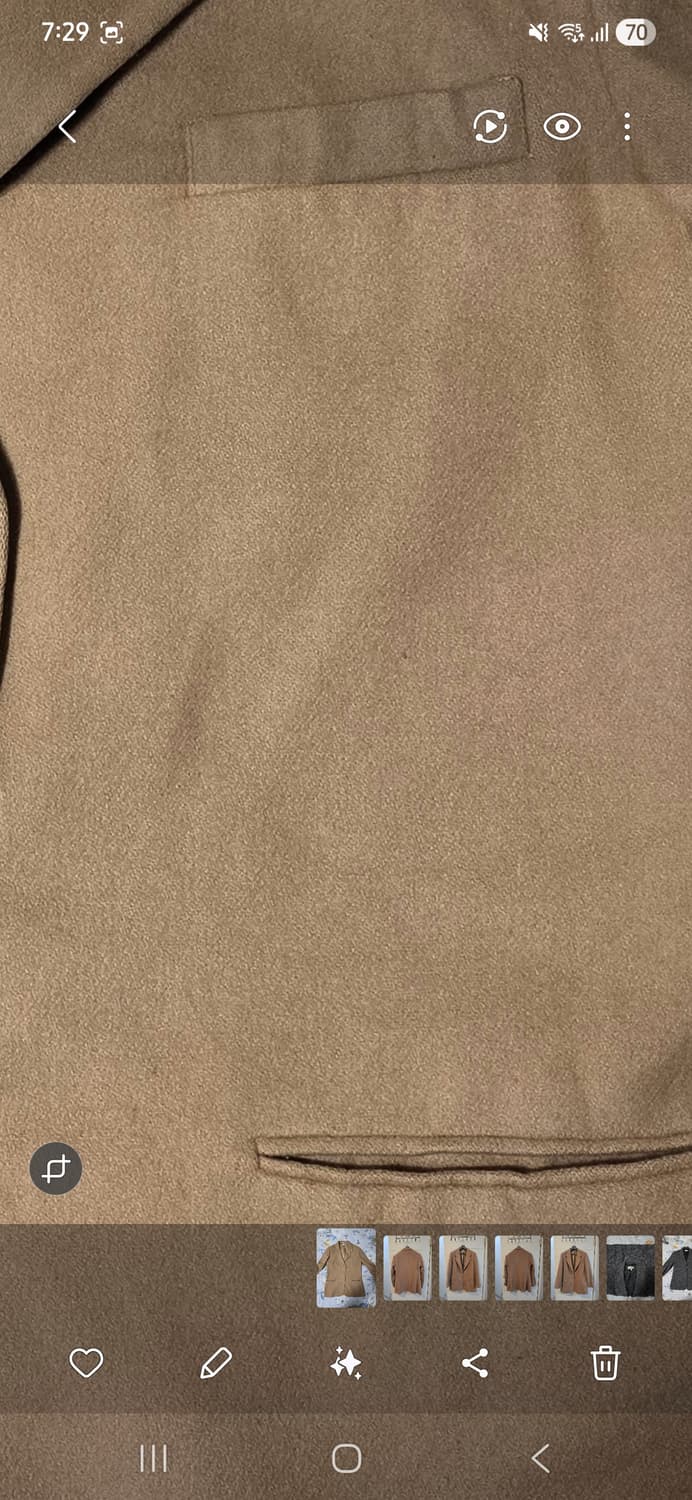 L.L.Bean 베이지 울 자켓 M 상품이미지5