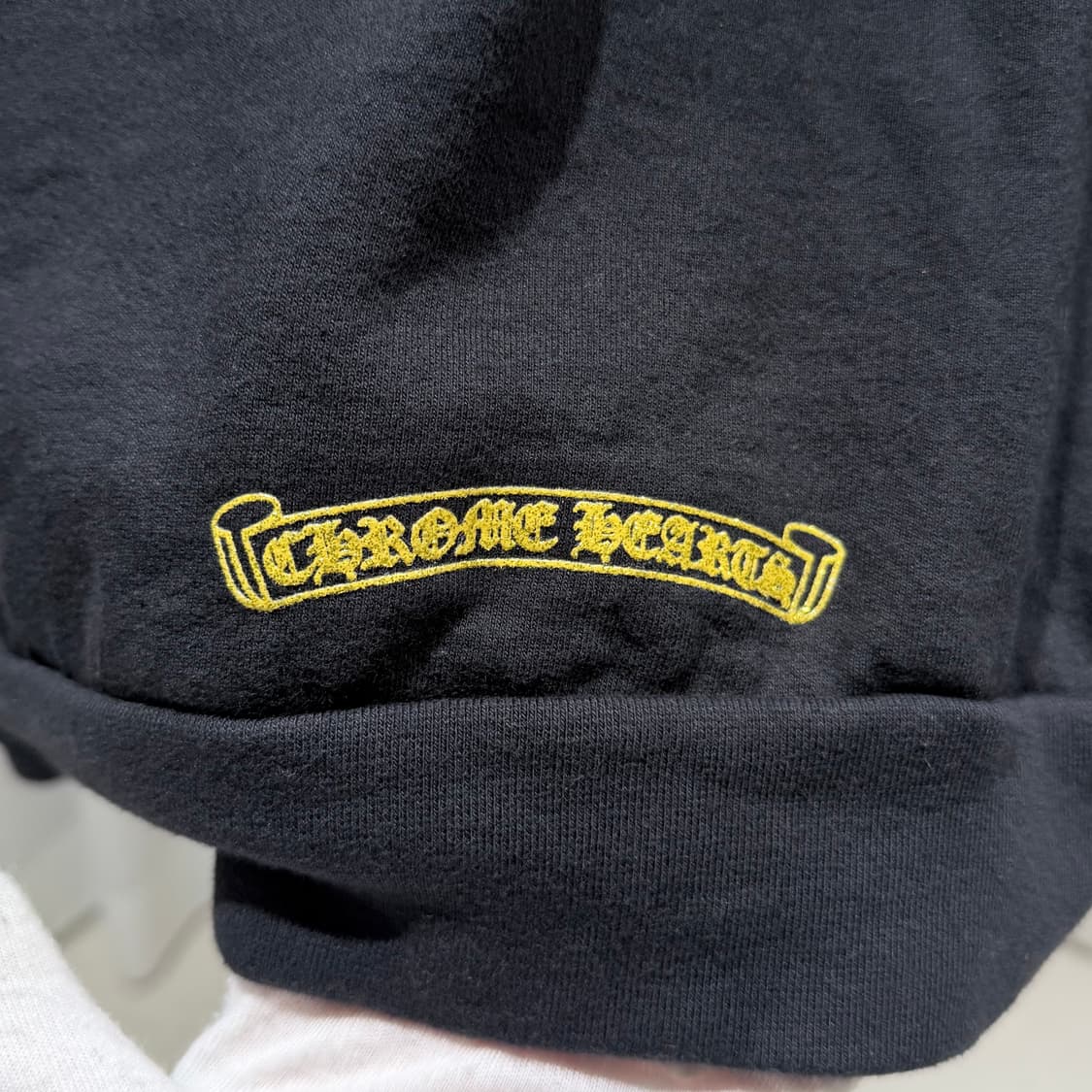 (A+/M) / 크롬하츠 1988 골드글리터 버티컬 로고 후드 상품이미지9