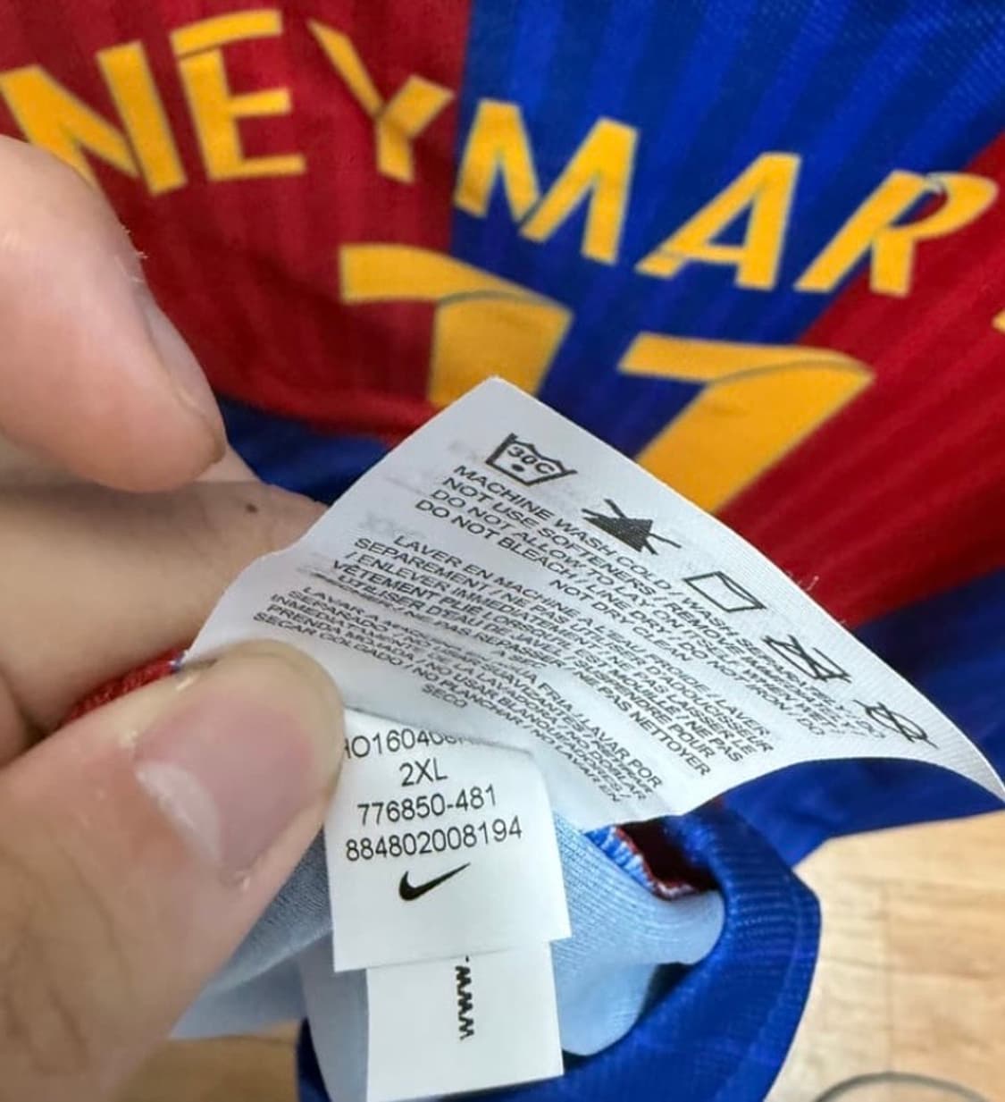 16-17 바르셀로나 네이마르 유니폼 상품이미지4