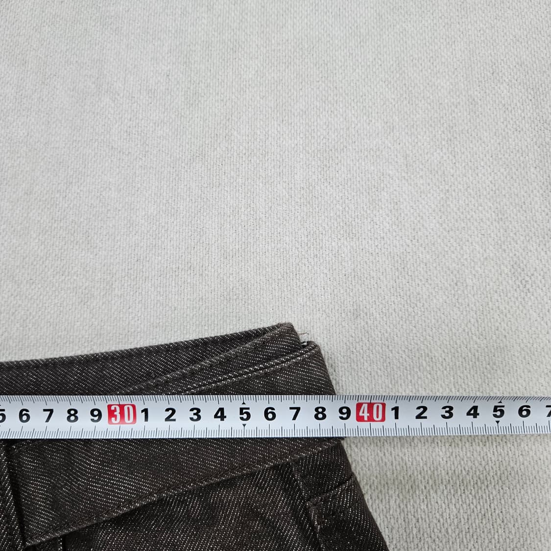 L 넌블랭크 다잉 와이드 데님 팬츠 0608Y2 상품이미지5
