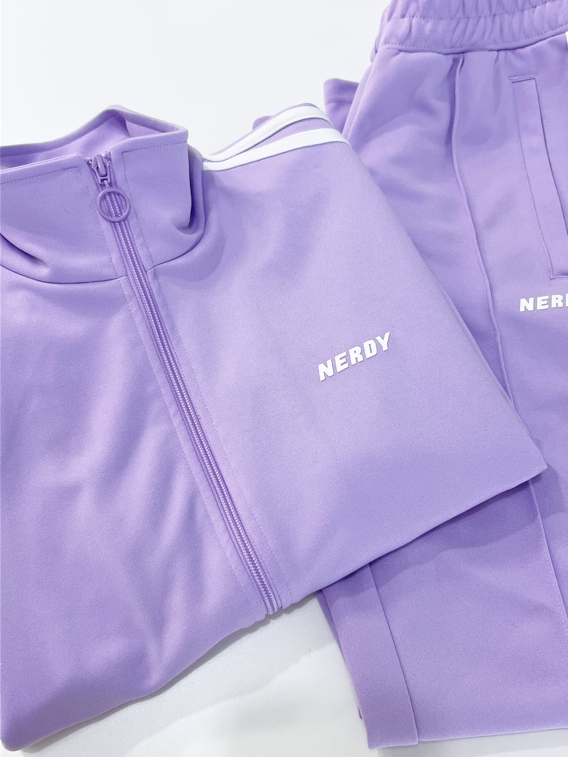 널디 연보라 트랙 셋업 세트 XS 새상품급 상품이미지2