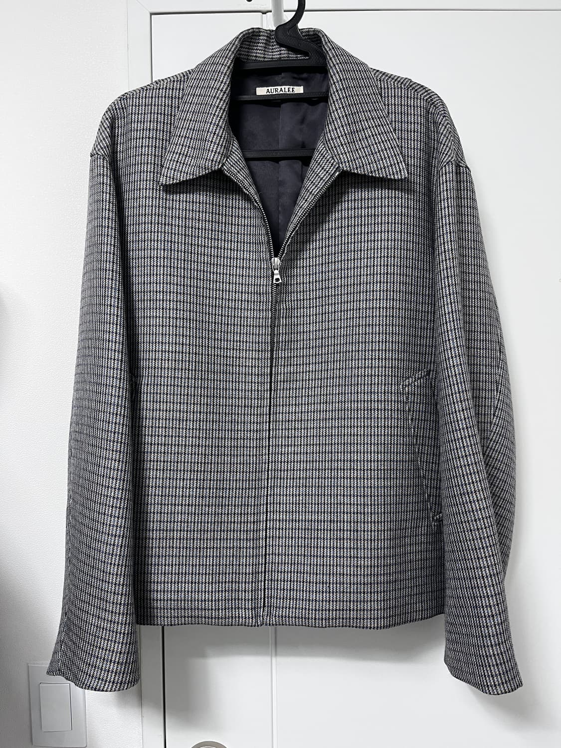 오라리 더블 페이스 집업 블루종 싸게 팝니다. 상품이미지4