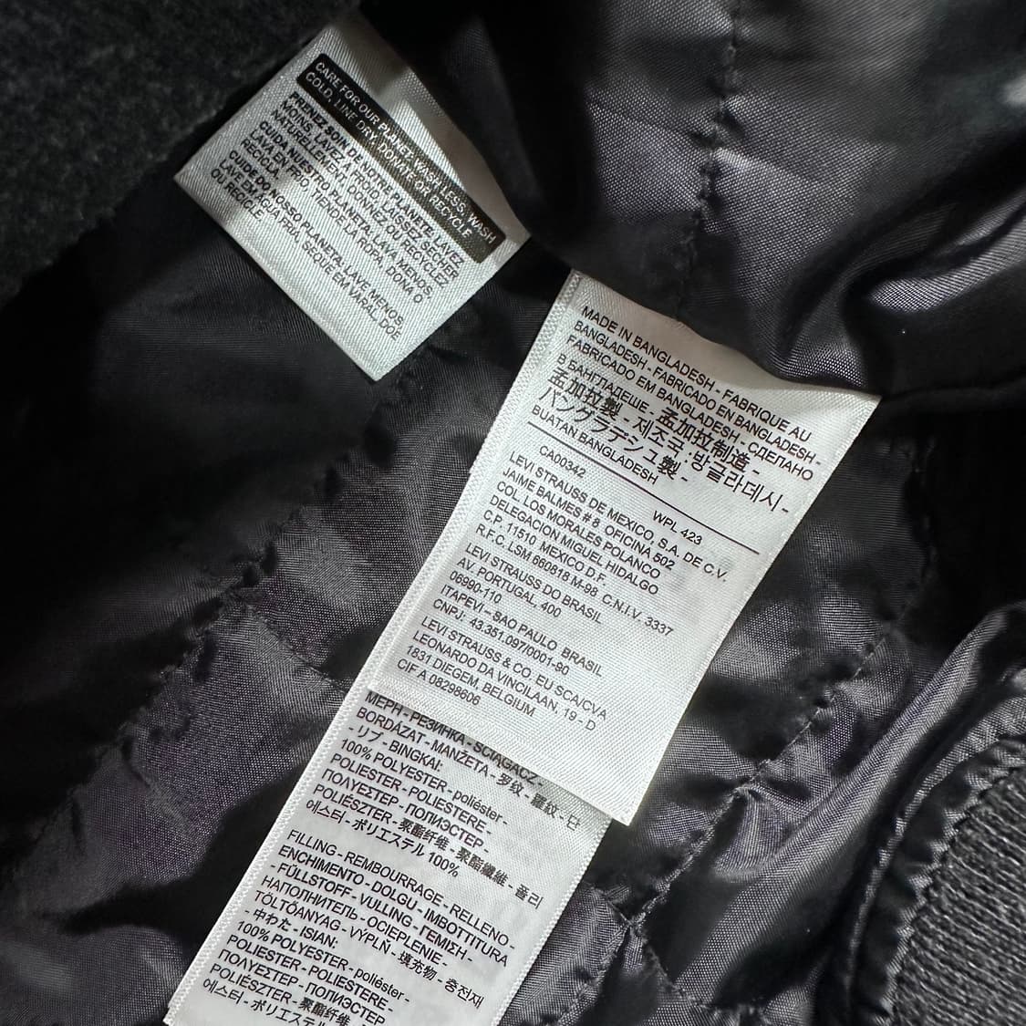 리바이스 블랙 봄버 자켓 상품이미지6