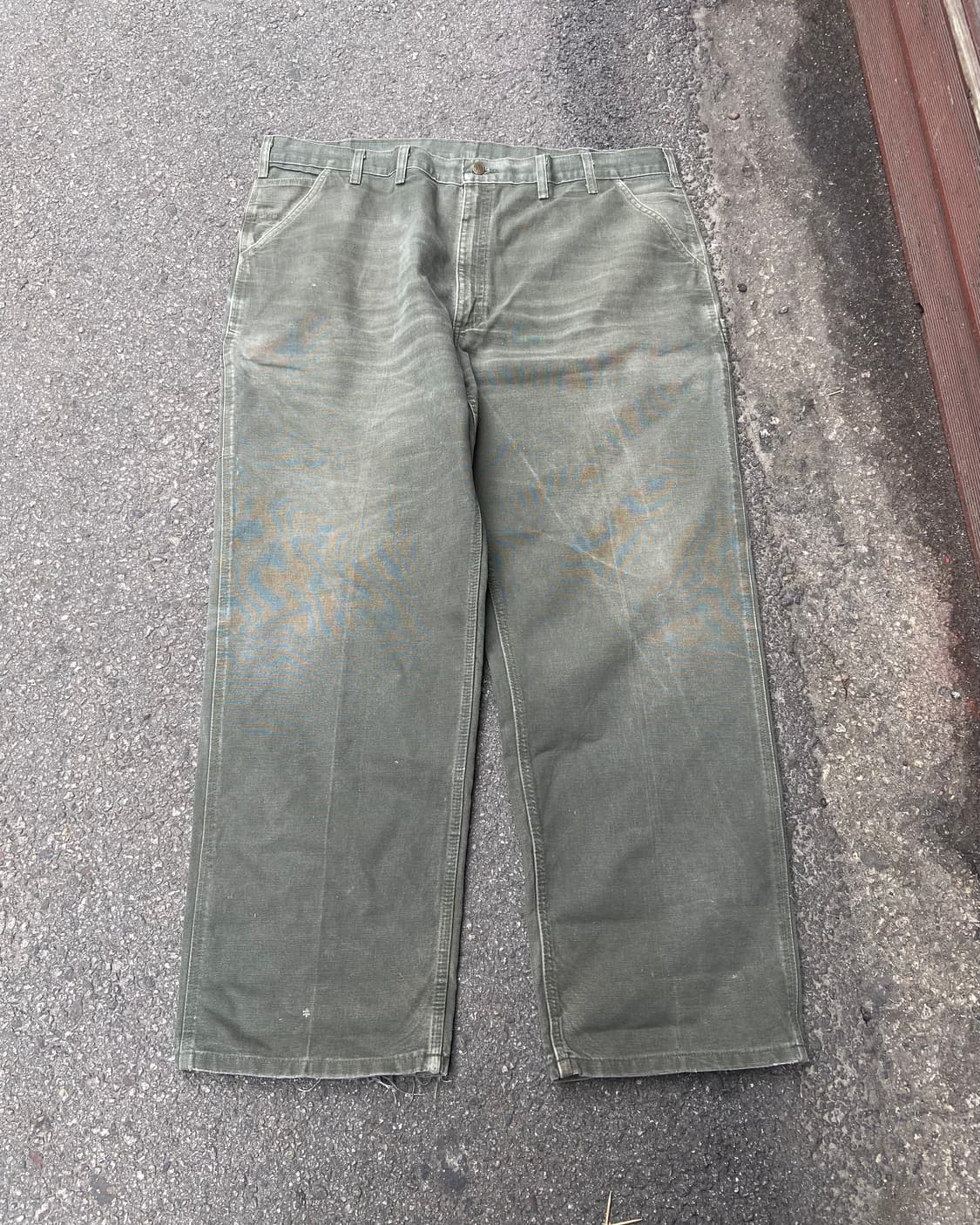 44) 칼하트 B11 모스그린 싱글니 팬츠 상품이미지2