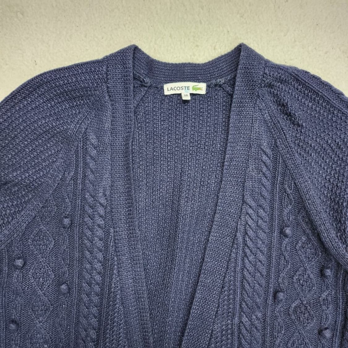 LACOSTE 니트 롱 가디건 Women 38 상품이미지2