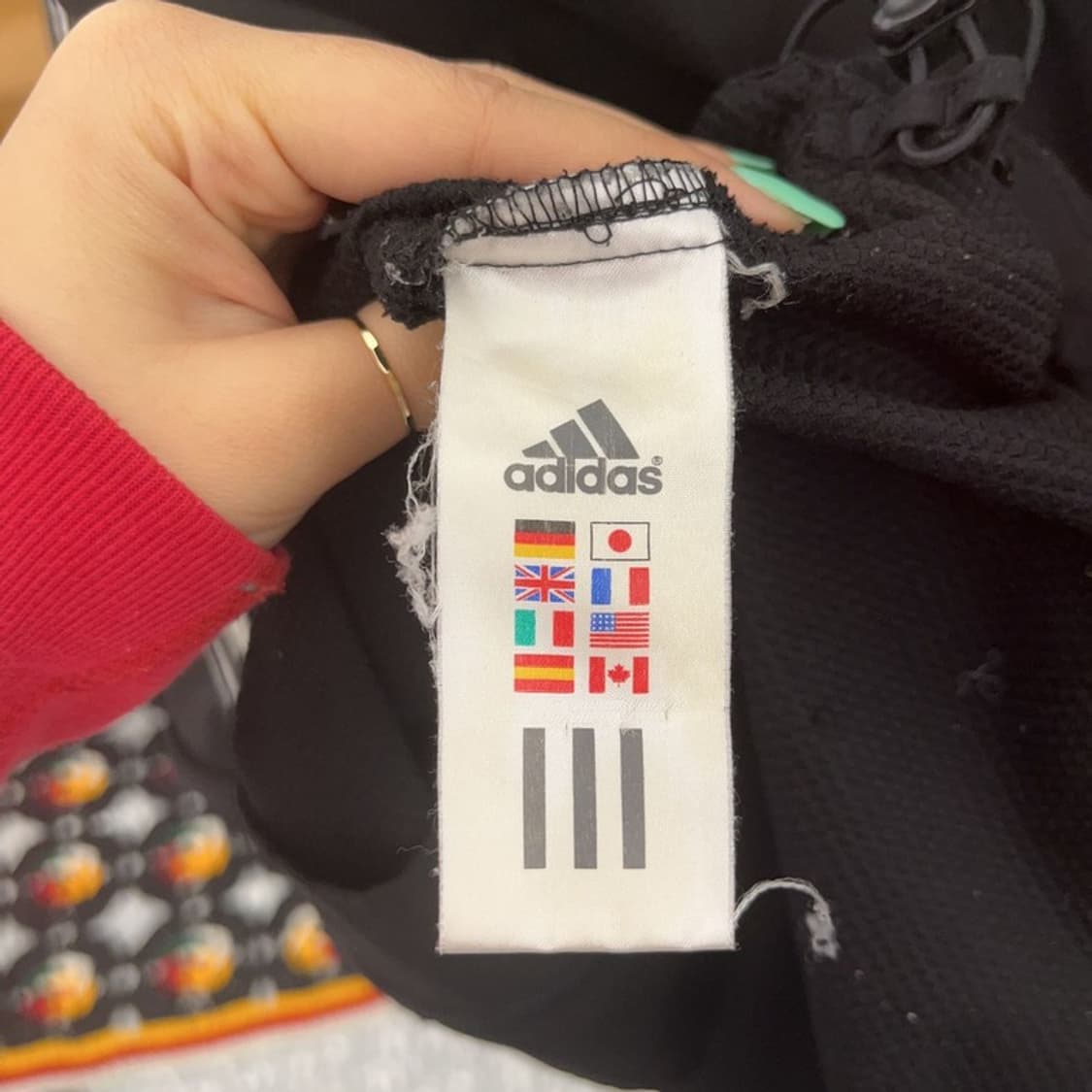 아디다스 스포티 삼선로고 윈드브레이커 바람막이 110 C07337 상품이미지6