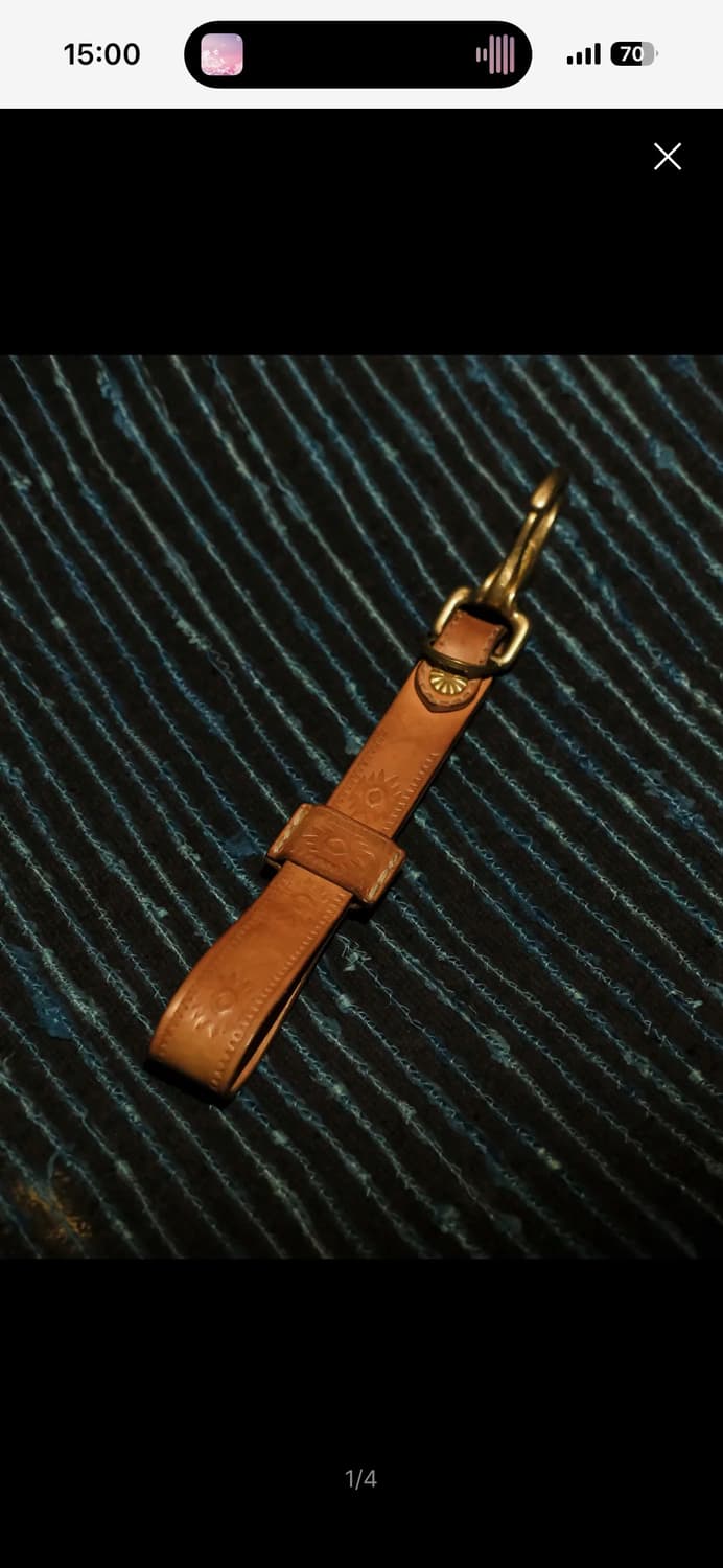 카락터 글러브 홀더 레더 키링 상품이미지1