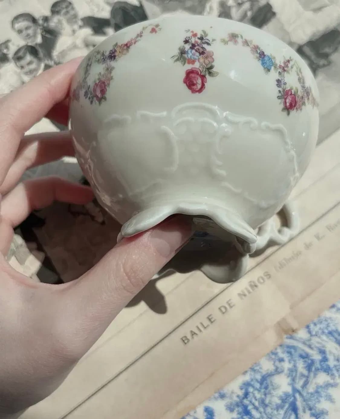 독일 올드 슈바르첸함머 핸드페인티드 찻잔 듀오세트 상품이미지8