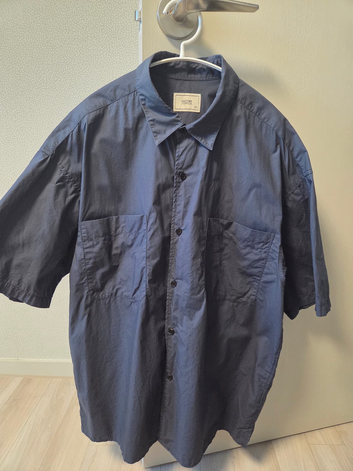 어나더오피스 라이터 셔츠 잉크 네이비 2 사이즈 상품이미지1
