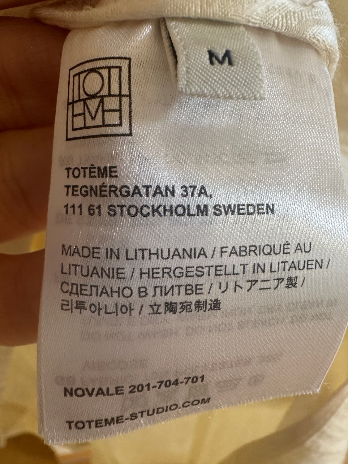 TOTEME 토템 자카드 비스코스 블라우스 (M) 상품이미지6