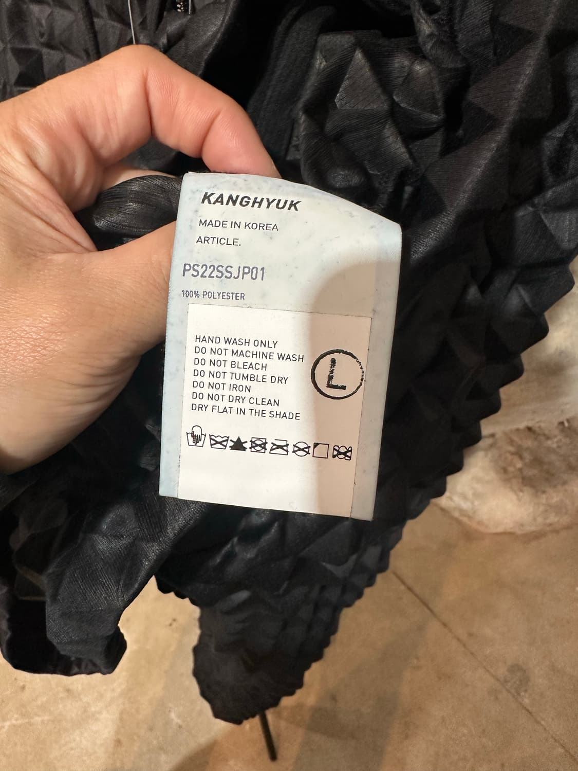 강혁 피라미드 엠보싱 후드 자켓 상품이미지3