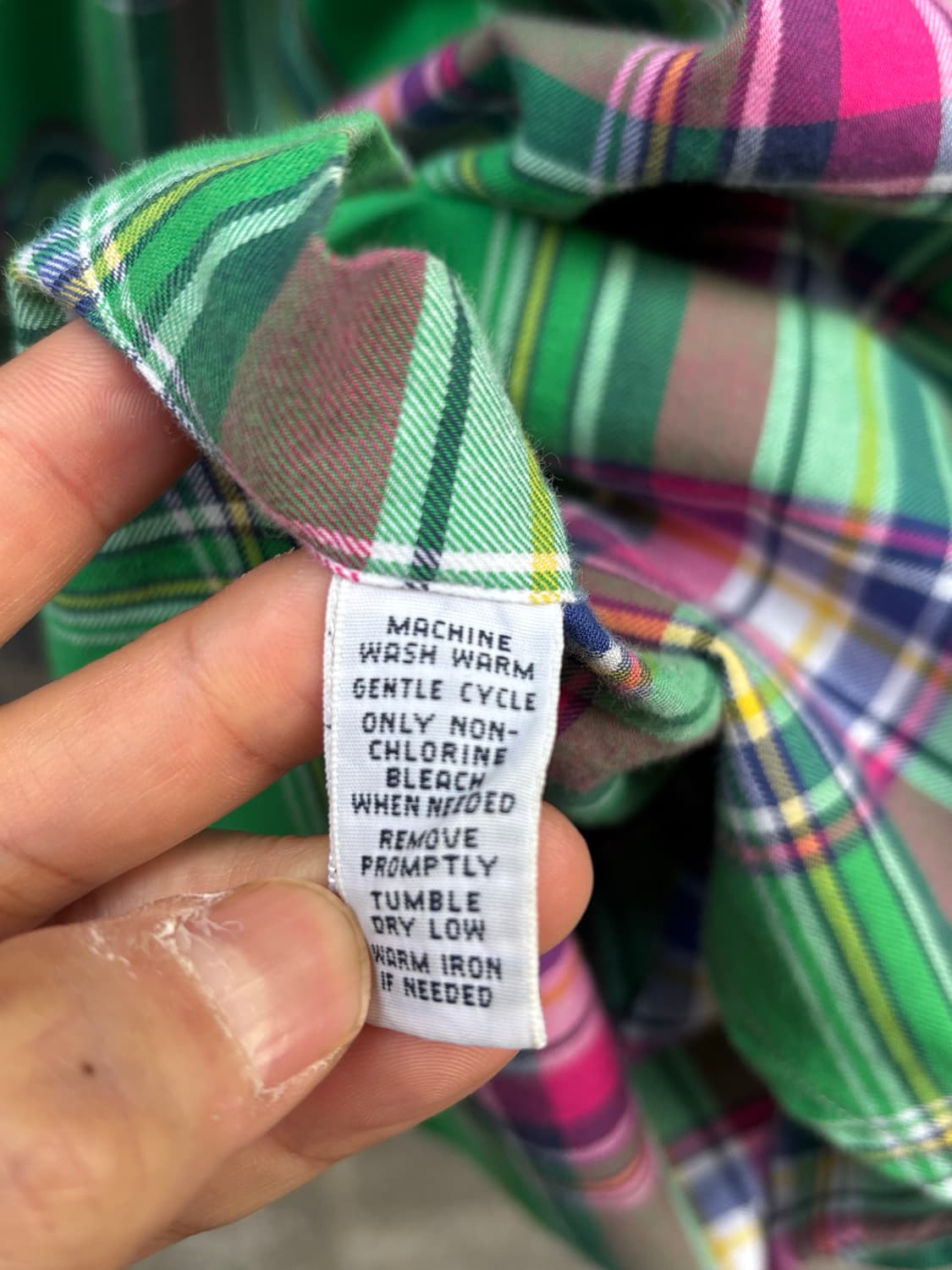 폴로랄프로렌 타탄체크 셔츠 상품이미지6