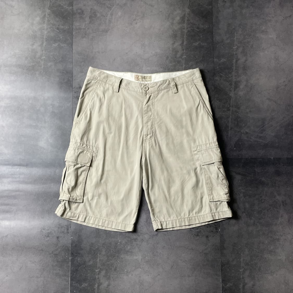 DOCKERS 다커즈 빈티지 베이지 코튼 카고 하프팬츠 A00727 상품이미지1