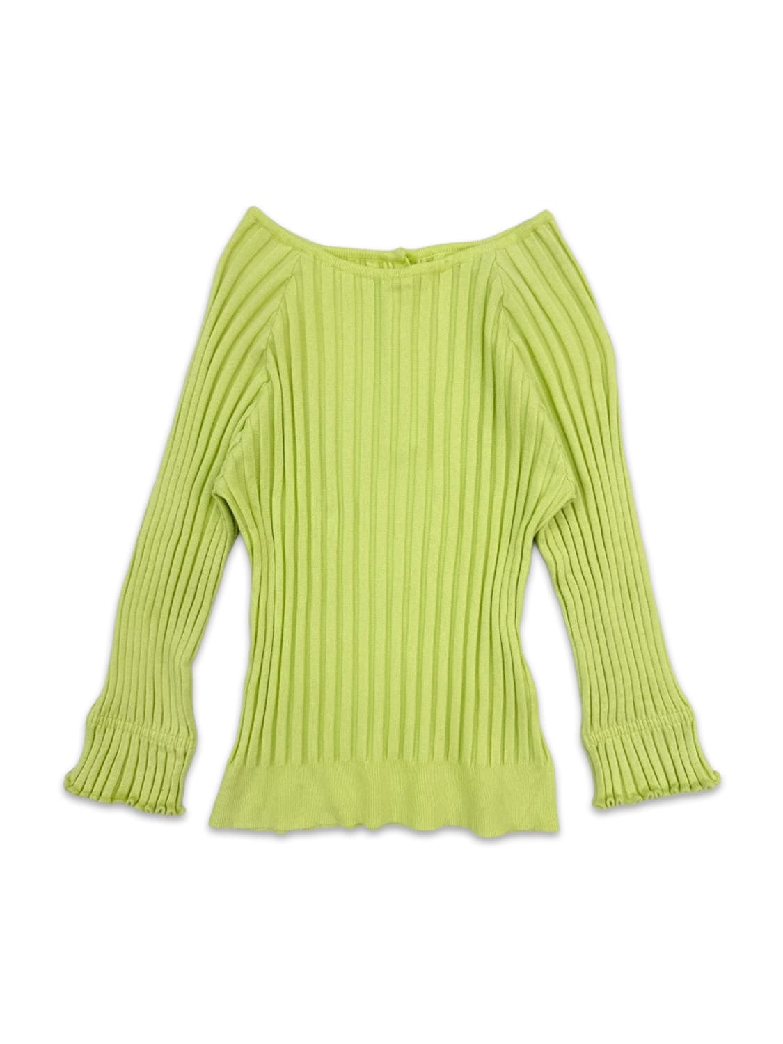 빈티지 TORRAZZO DONNA 형관 레몬 프릴 니트 상품이미지2