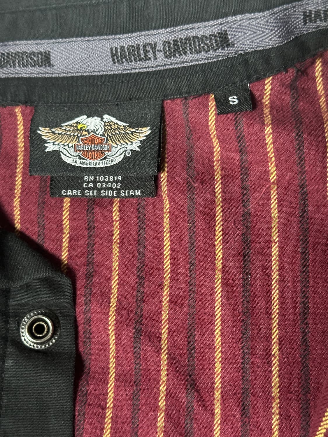 할리 데이비슨 플란넬 안감 버튼 자켓 상품이미지3