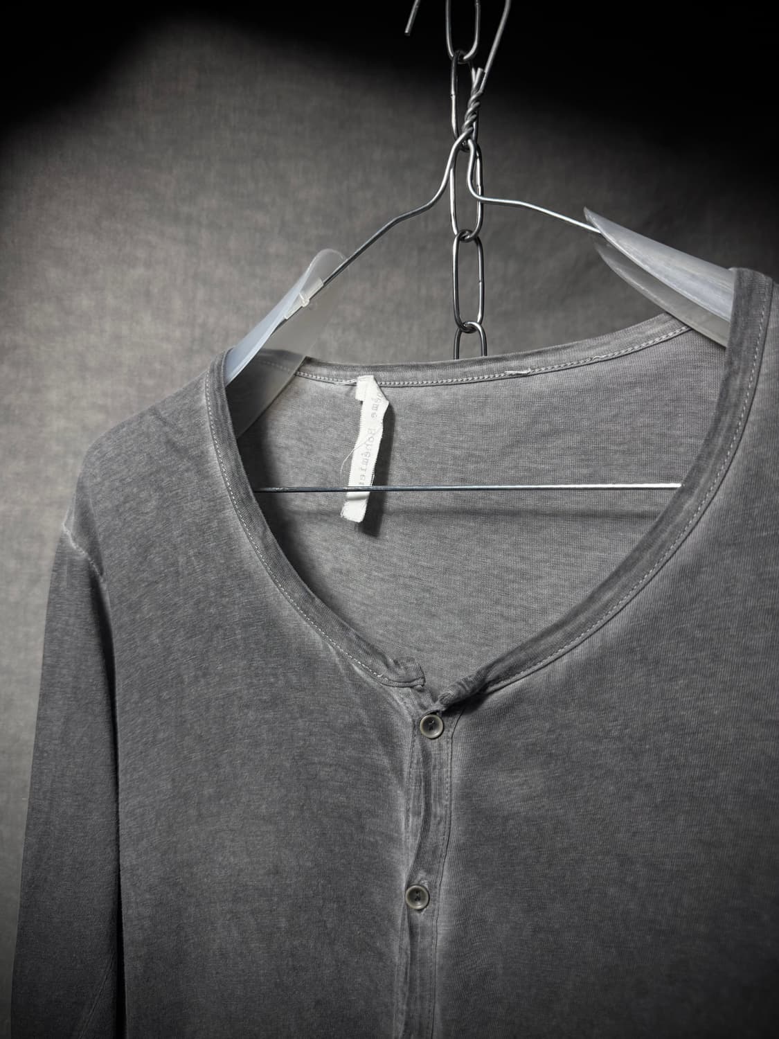 Poeme Bohemien Overdyed Henley Neck 상품이미지4