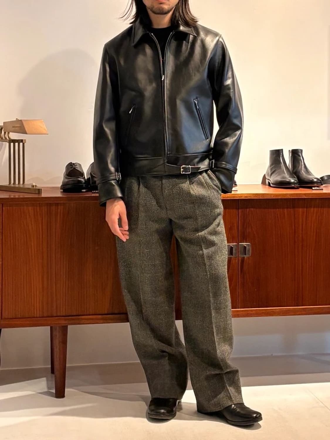 26ss Leather French Riders Jacket 상품이미지10