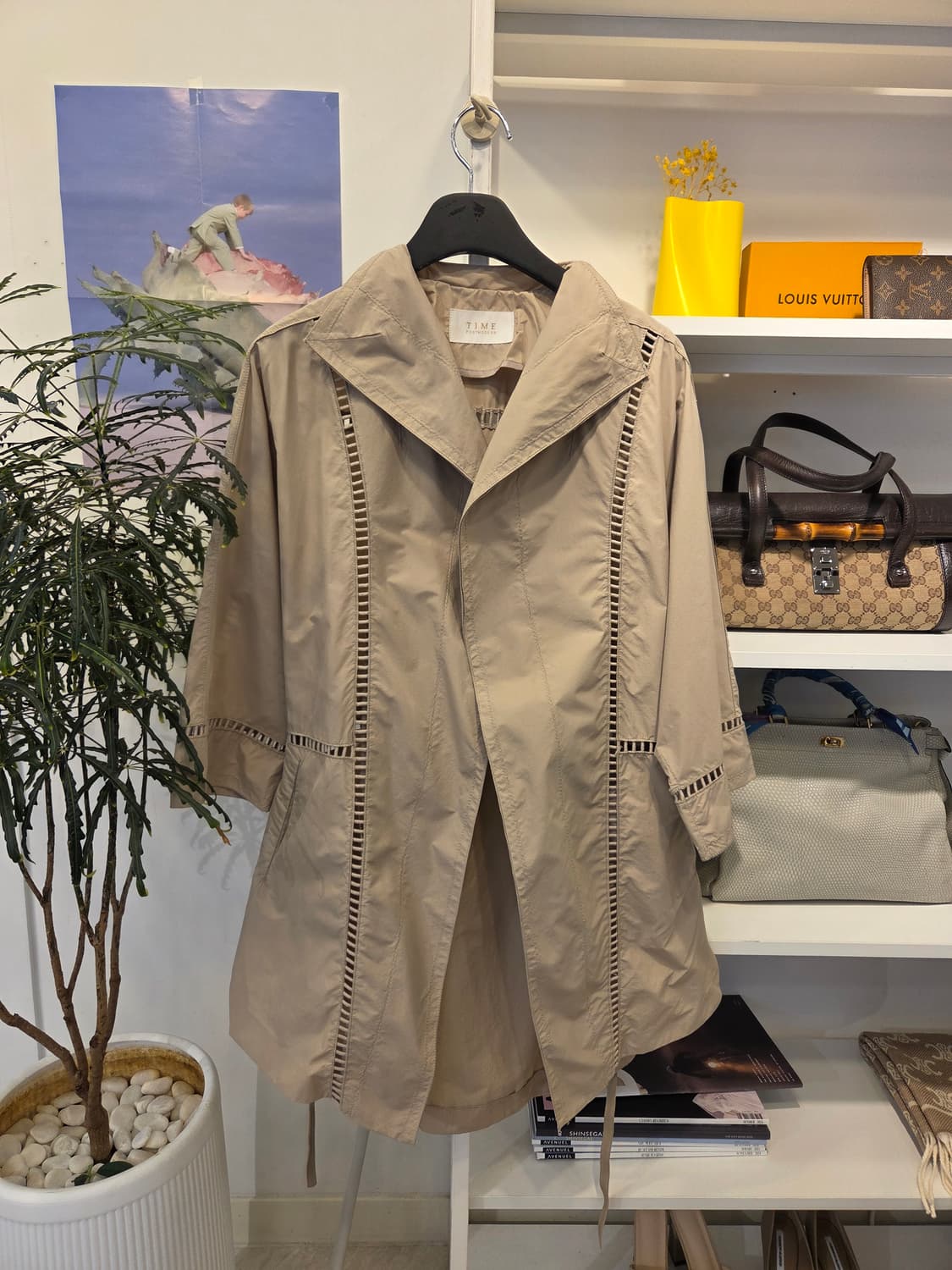 타임 아일렛 펀칭 바람막이 상품이미지1