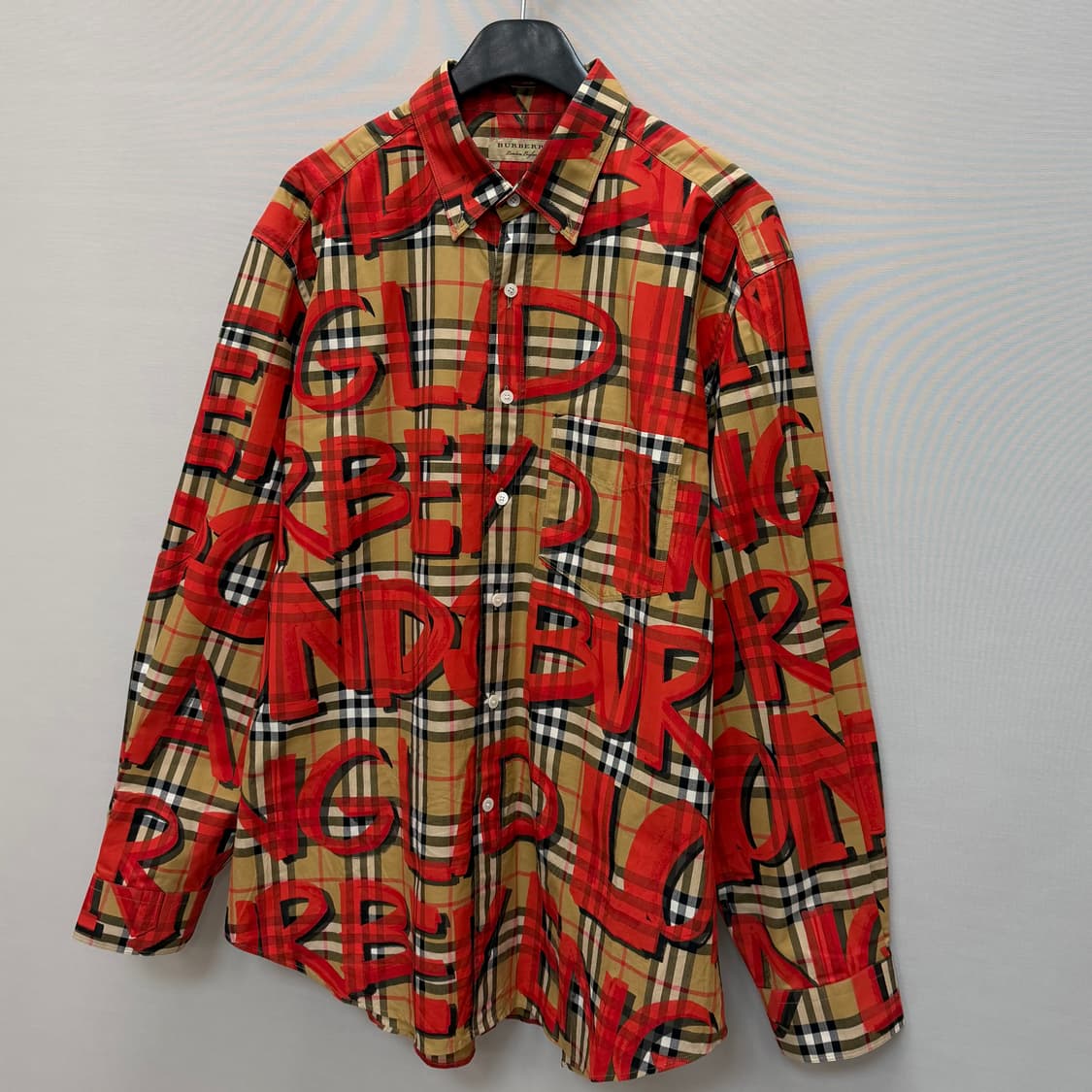 버버리 레드 체크 그래피티 셔츠 ( 110 ) 상품이미지3