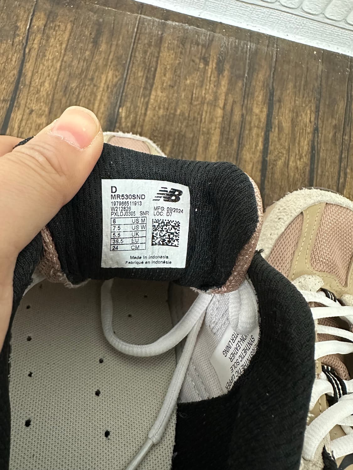 뉴발란스 530 230사이즈 핑크 베이지 상품이미지10