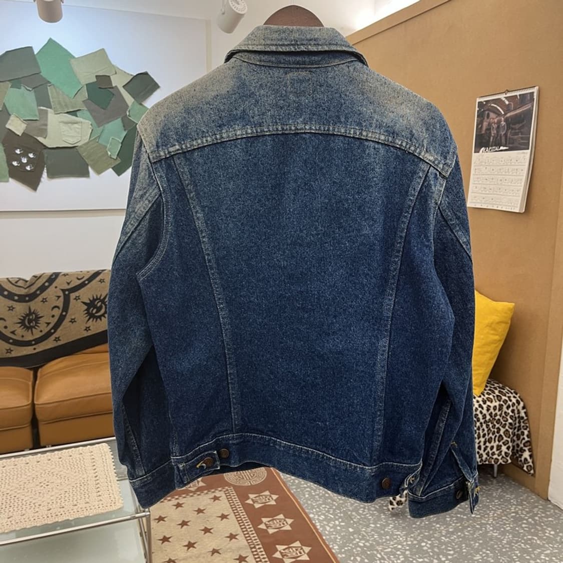 LEE 올드스쿨 빈티지 데미지 워싱 데님자켓 M C10361 상품이미지4