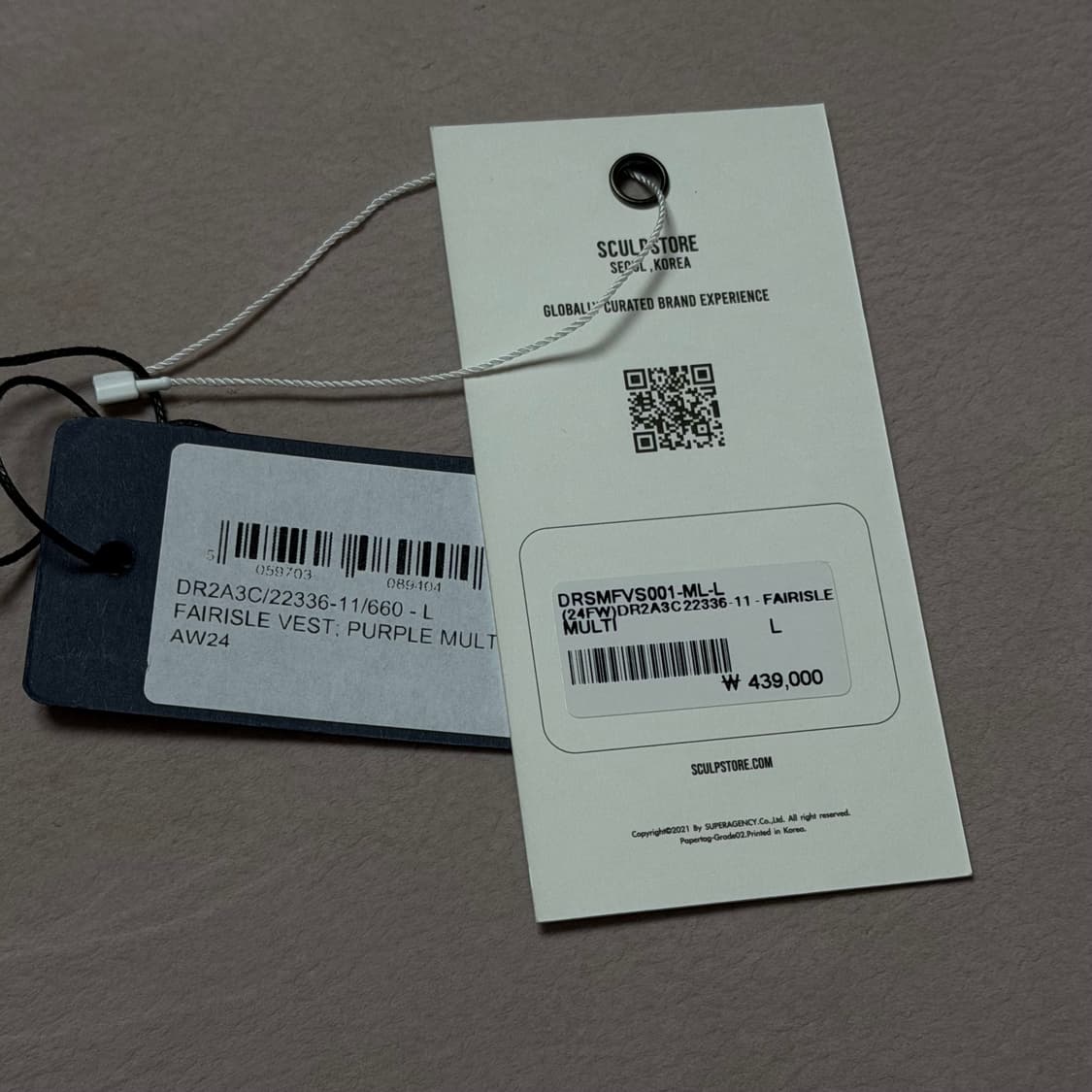 [L]드레익스 Fairisle Vest 베스트 판매 상품이미지4