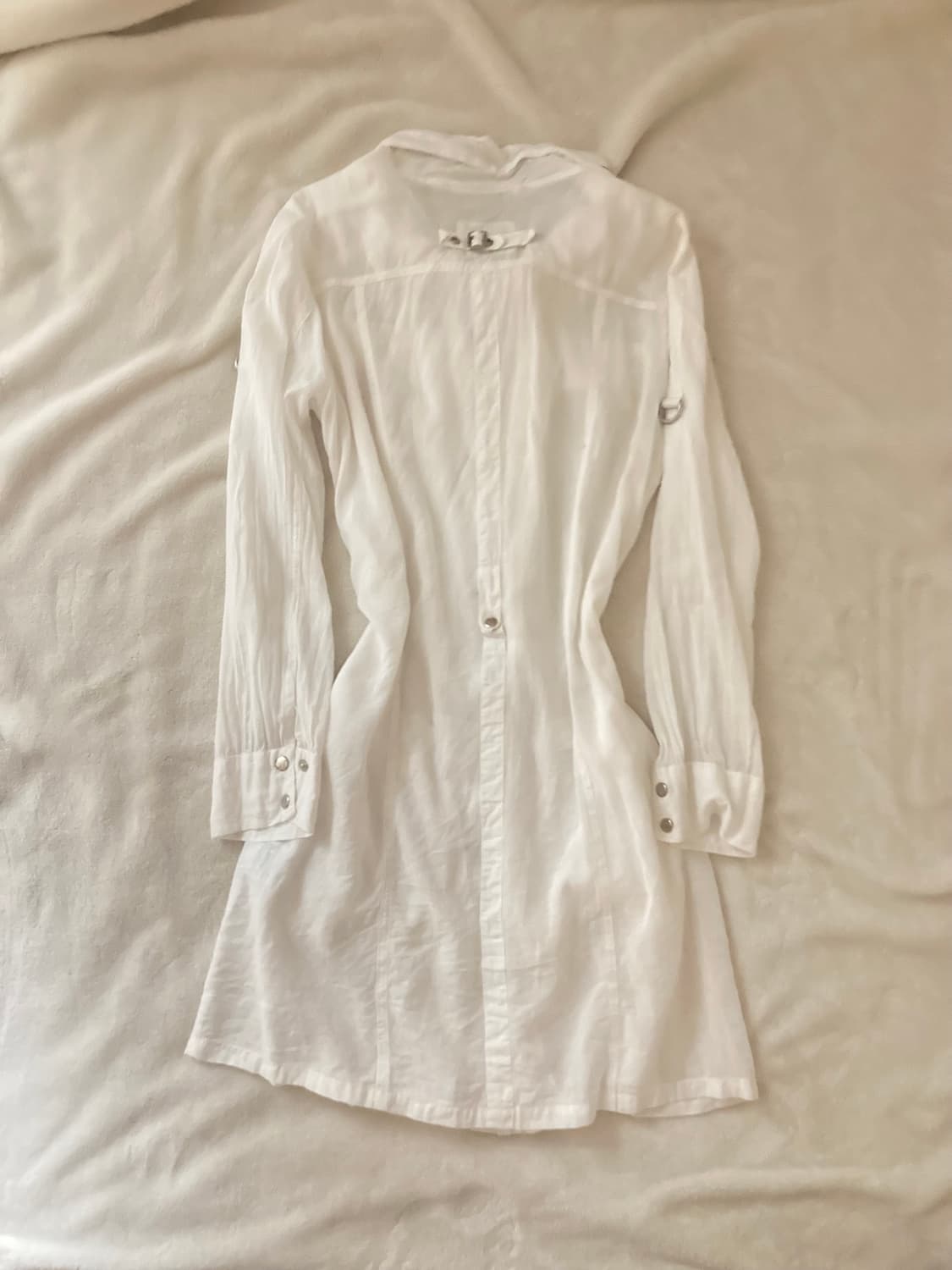 white utility pocket see-through jk 상품이미지5