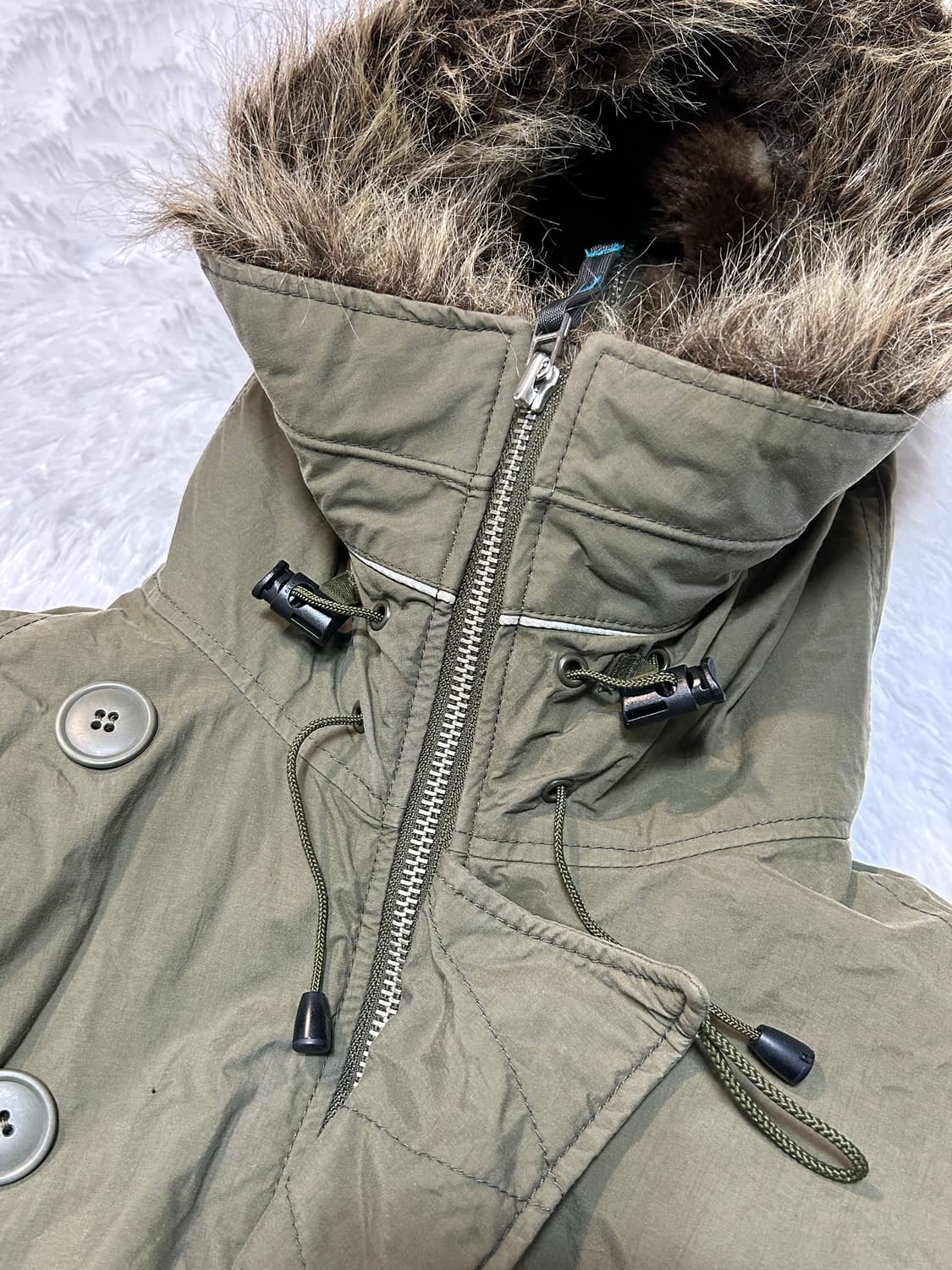 fur N-2B short waist bomber jacket 상품이미지6