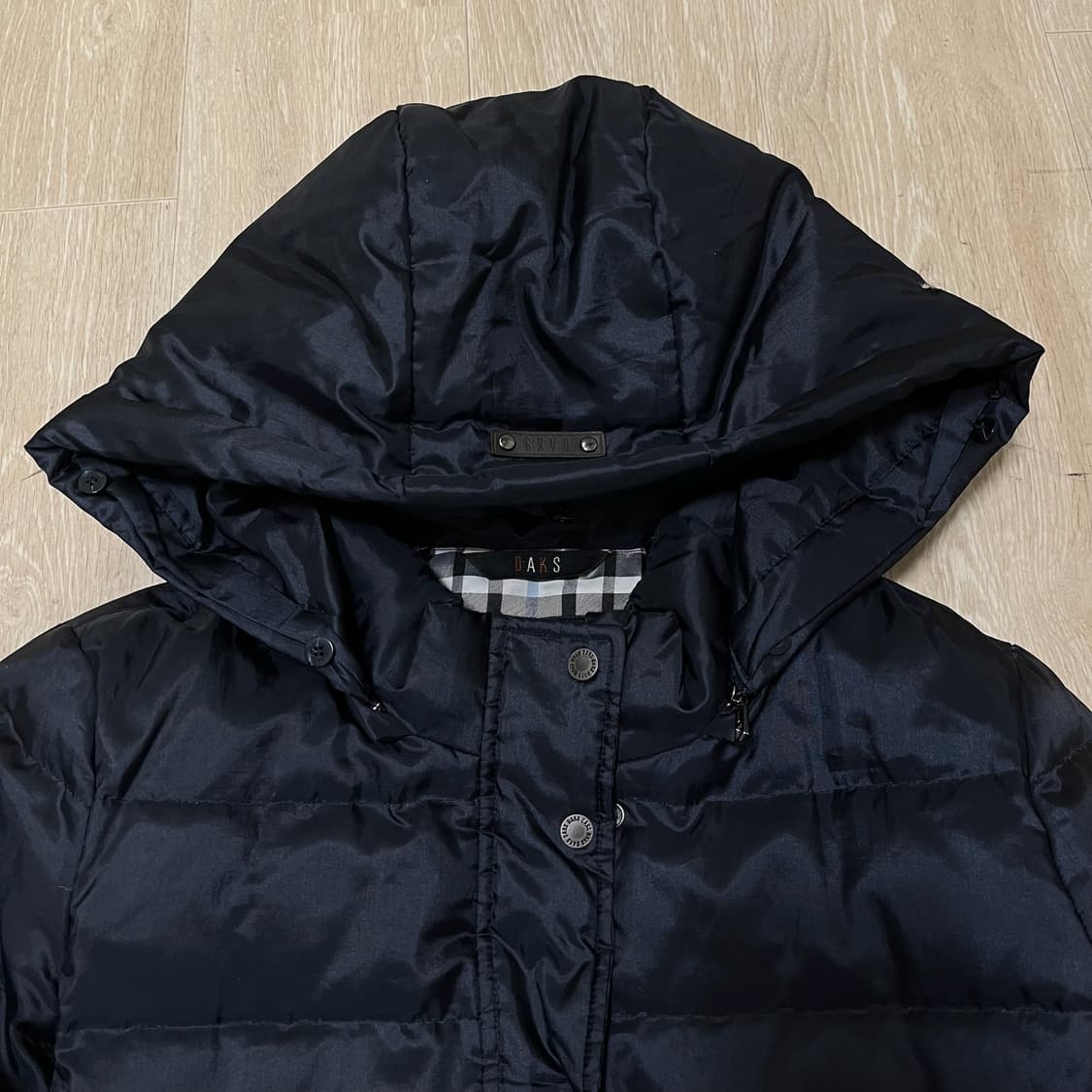 닥스 여성 구스다운 후드 롱패딩 점퍼 [다크 네이비] M/95 상품이미지2