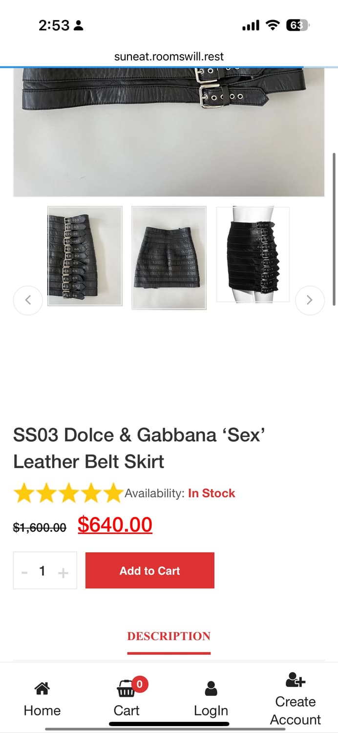 돌체앤가바나 컬렉션 아카이브 스커트 상품이미지5