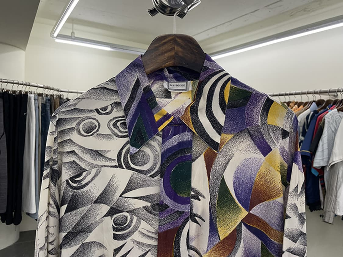 90'S GIANNI VERSACE_ silk 100% (L) 상품이미지2