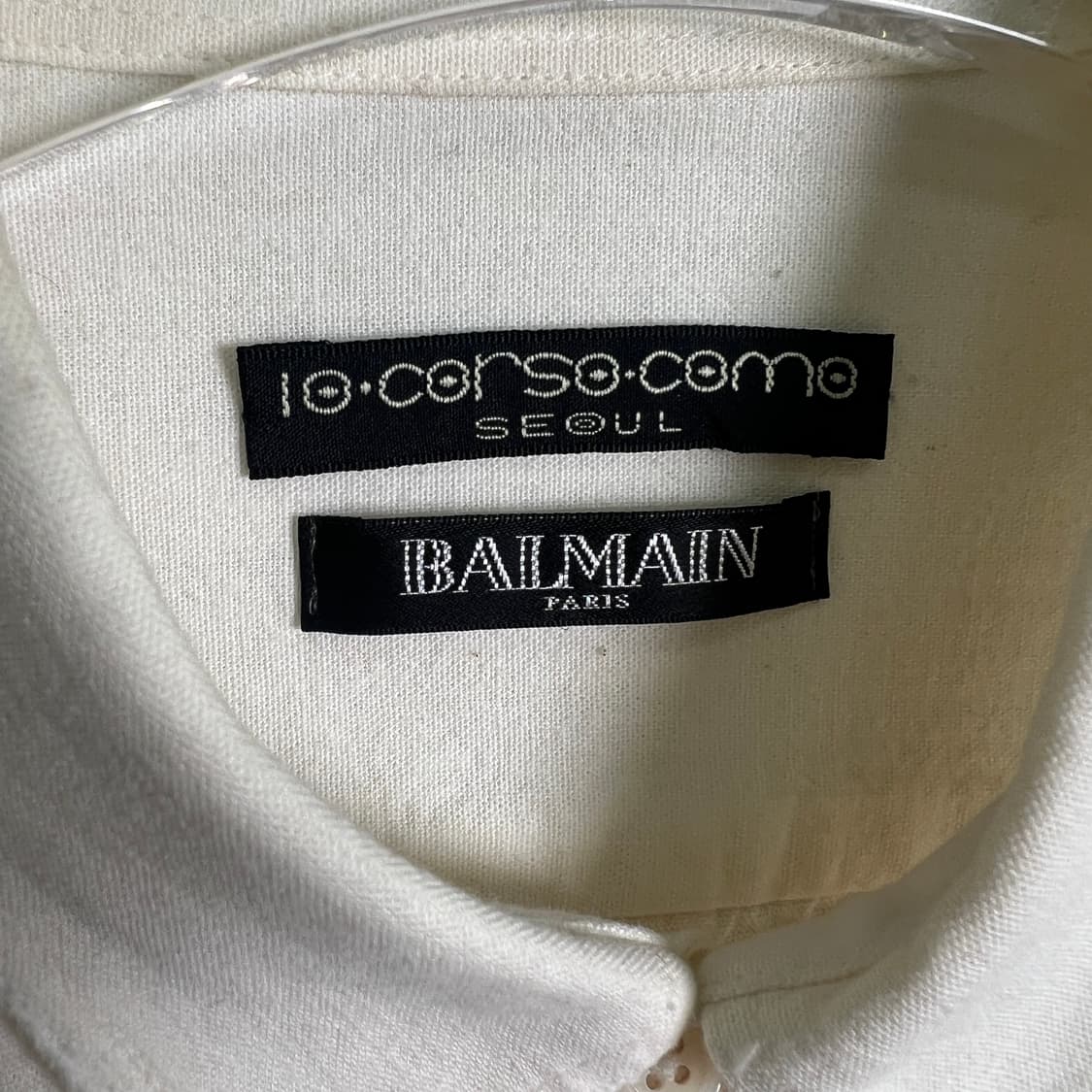 Balmain 발망 견장 밀리터리 코튼 셔츠 상품이미지3