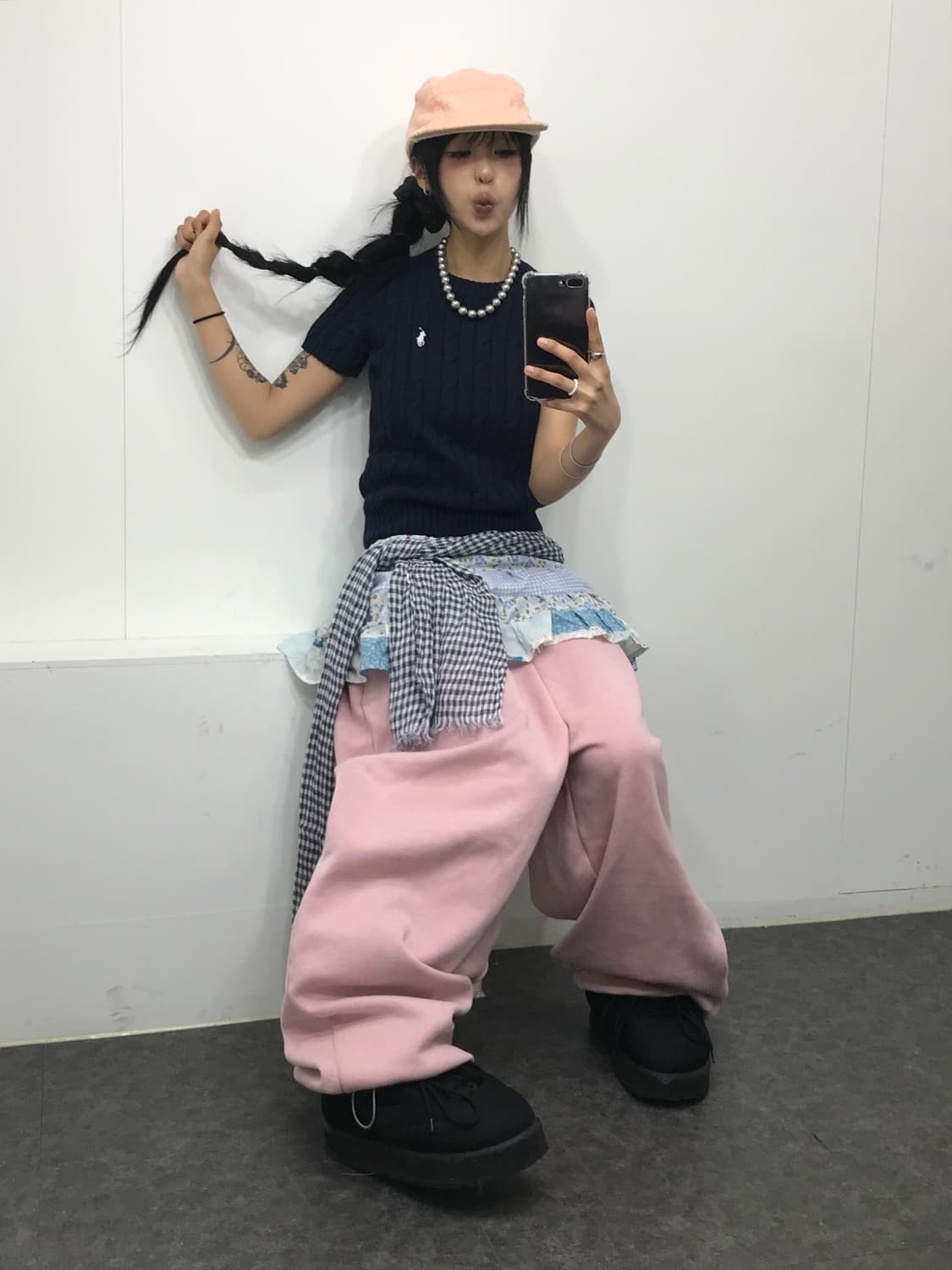 Polo half Knit 상품이미지3