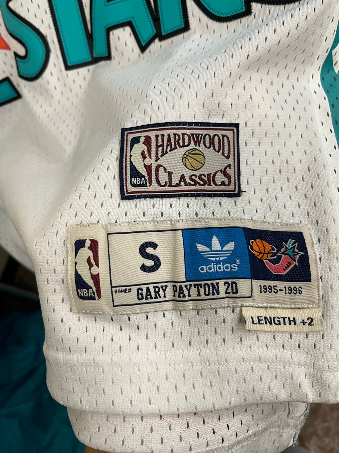 아디다스 NBA 1996 올스타 개리 페이튼 져지 #csz0101 상품이미지7