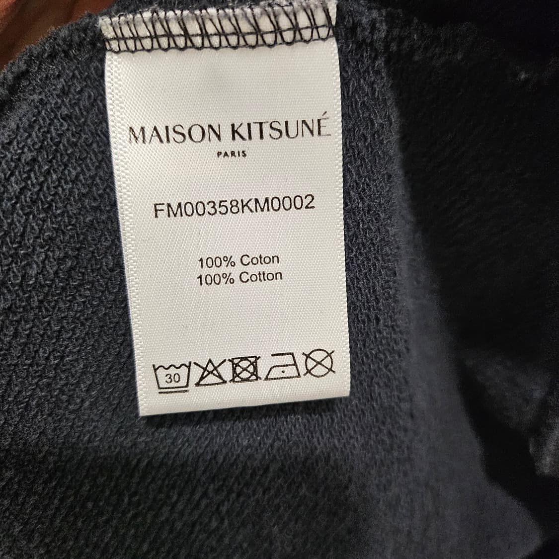 메종키츠네 로고 더블폭스 블랙 맨투맨
L 상품이미지5