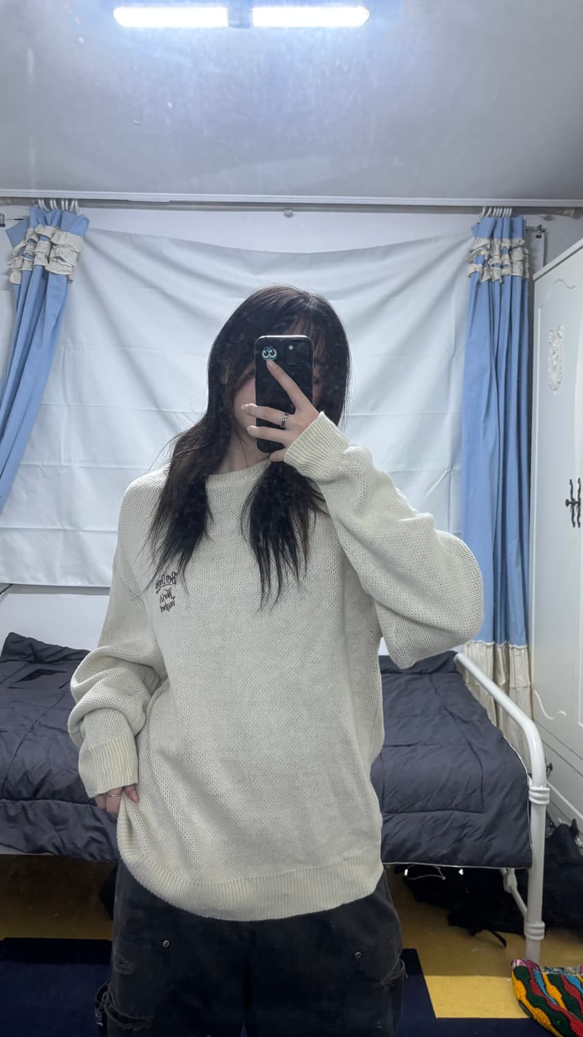 벤 데이비슨 빅로고 니트 상품이미지2