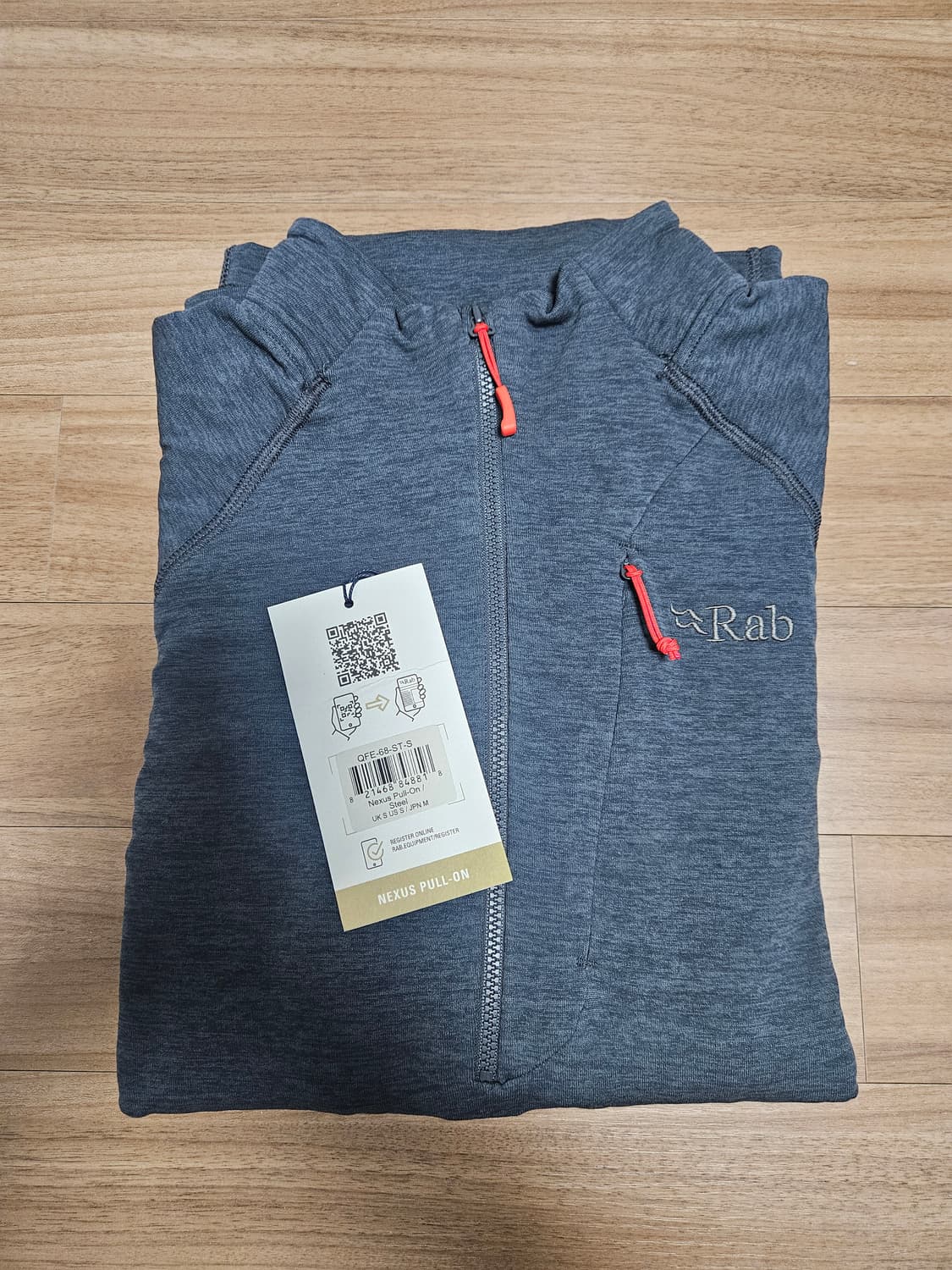 랩(Rab) 넥서스 하프집업 미드레이어 블루 상품이미지8