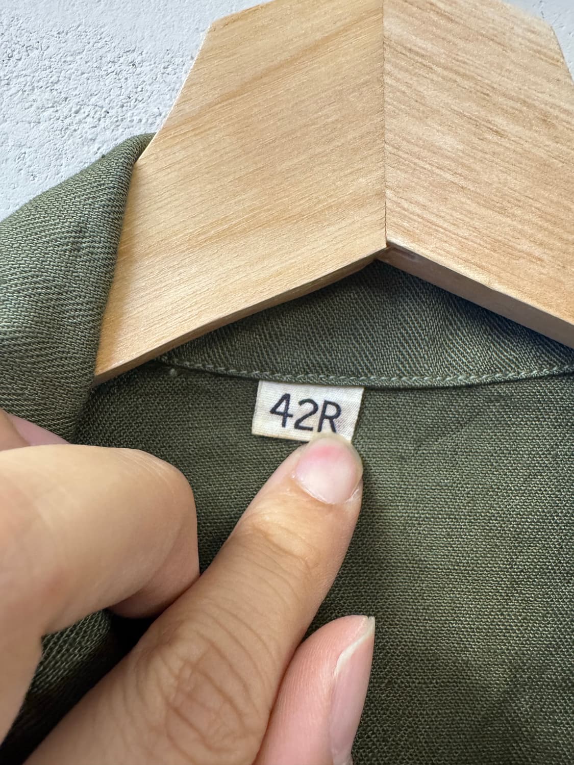 M43 hbt shirts dead stock - 42R(xl-xxl) 상품이미지2