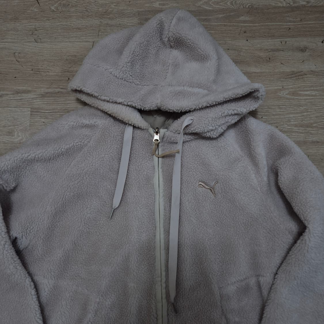 푸마 쉐르파 리버시블 후드 플리스 후리스 자켓 S(90) 상품이미지2