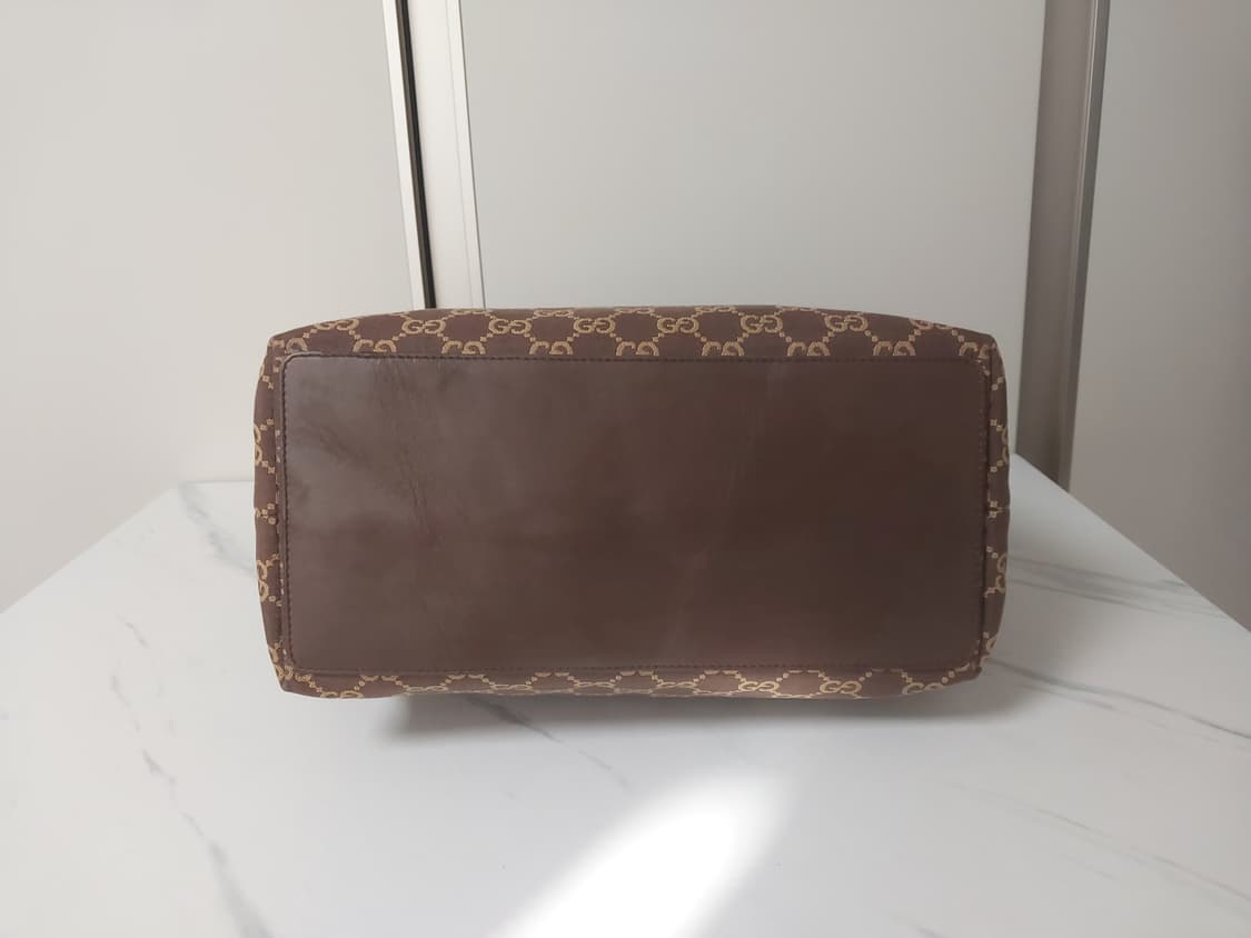 구찌 캔버스 GG로고 버킷 숄더백 (정품) 상품이미지6