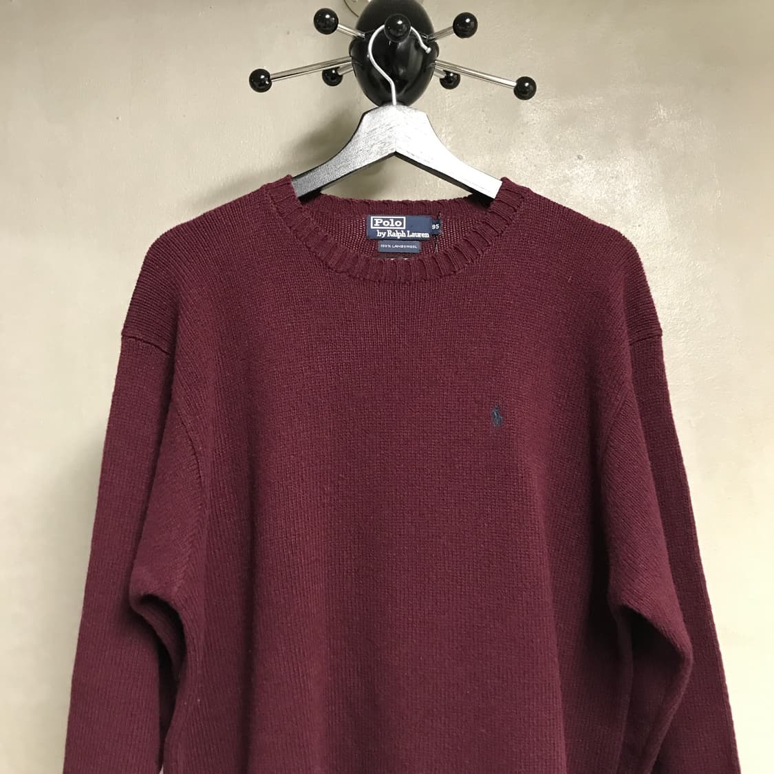 폴로 랄프로렌 버건디 니트 95 상품이미지2