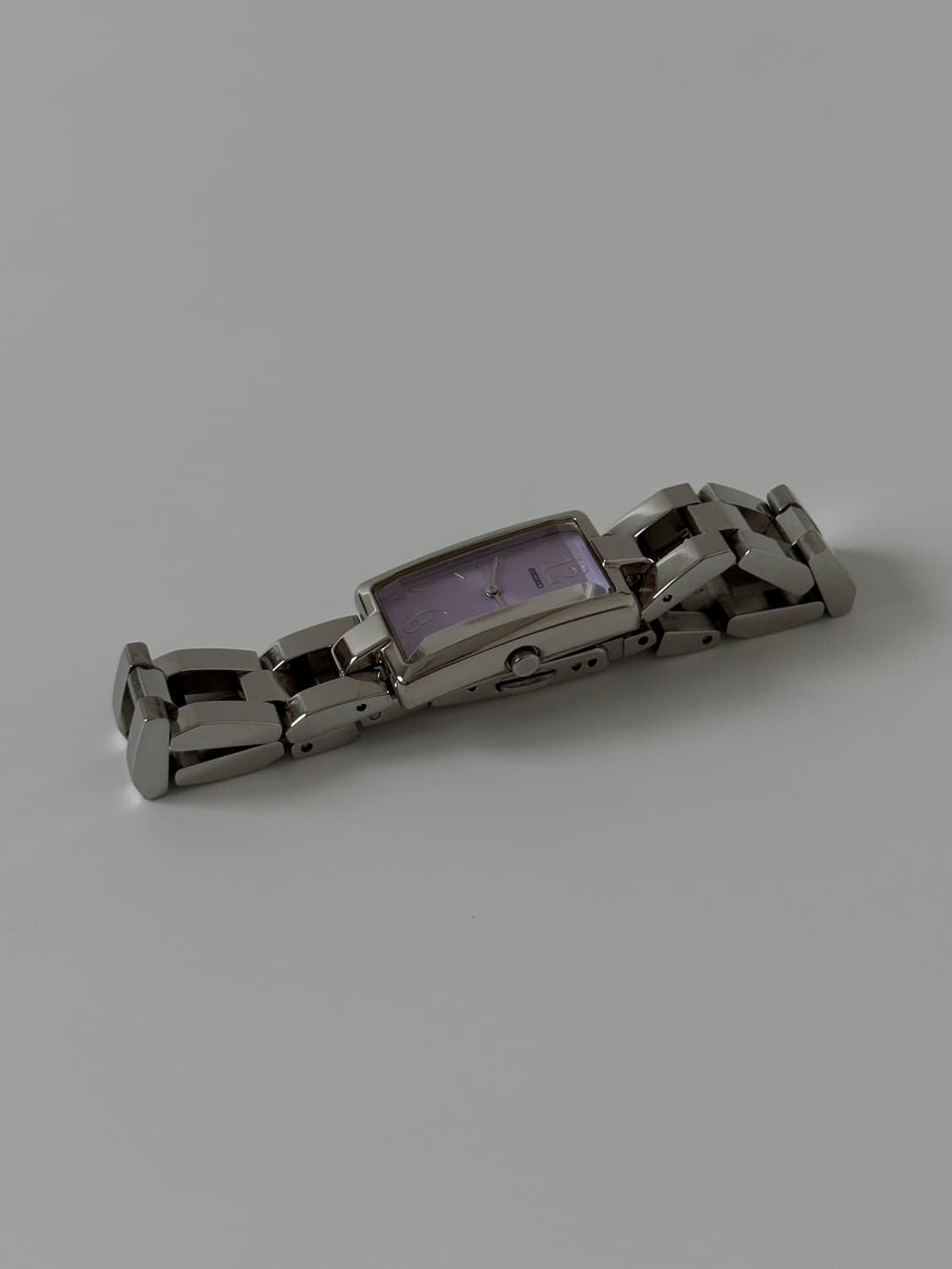 2000s Purple Dial Square Ladies Quartz 상품이미지5