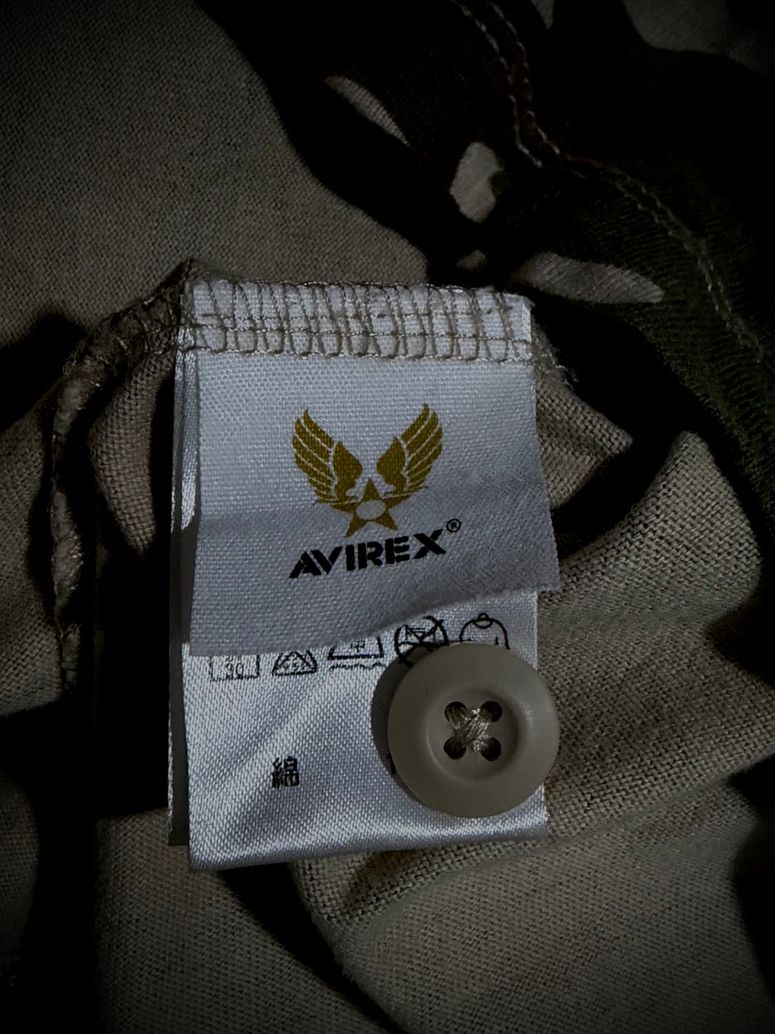 Avirex 카모 숄더 포켓 디테일 반팔 티셔츠 상품이미지9