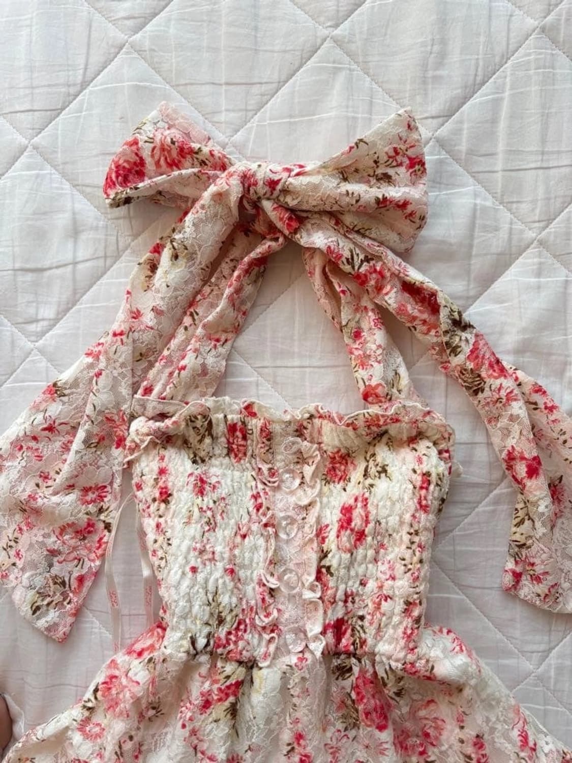 리즈리사 00‘s 고전 프로럴 원피스 히메카지 히메갸루 로맨틱갸루 로걀 상품이미지3