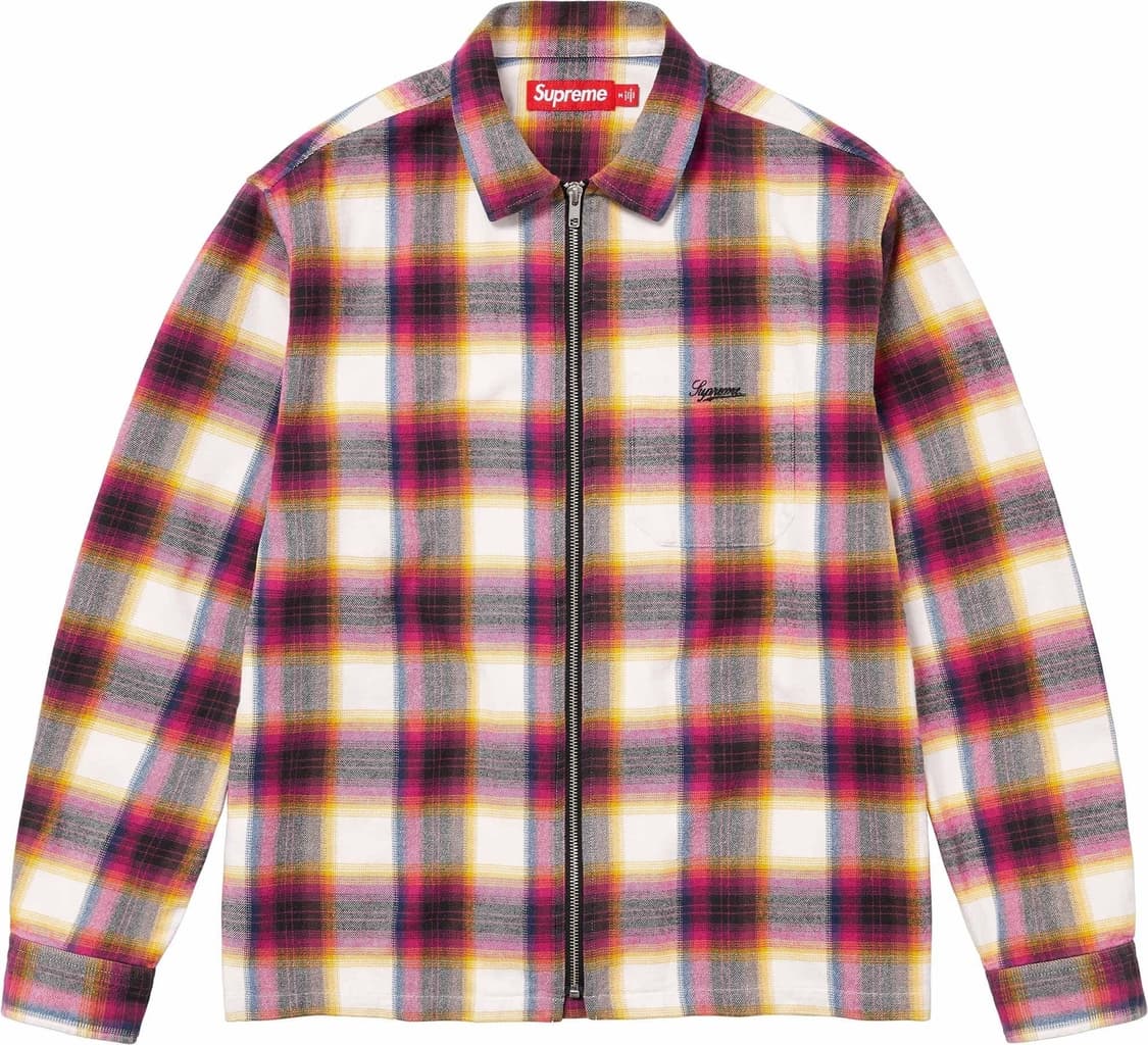 Supreme Shadow Plaid Flannel Shirt 상품이미지1